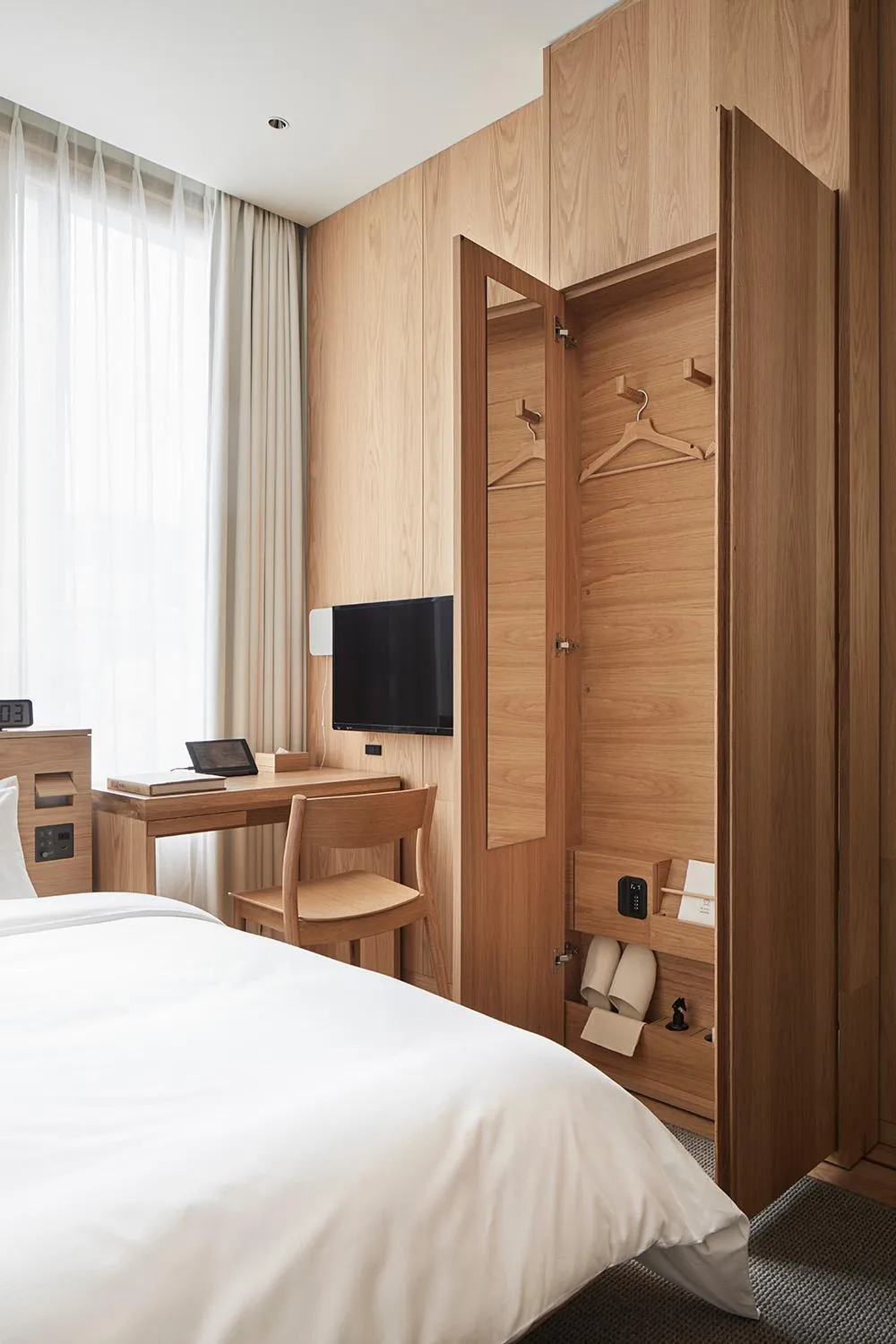 Photo of the whole room, Bed in MUJI HOTEL GINZA