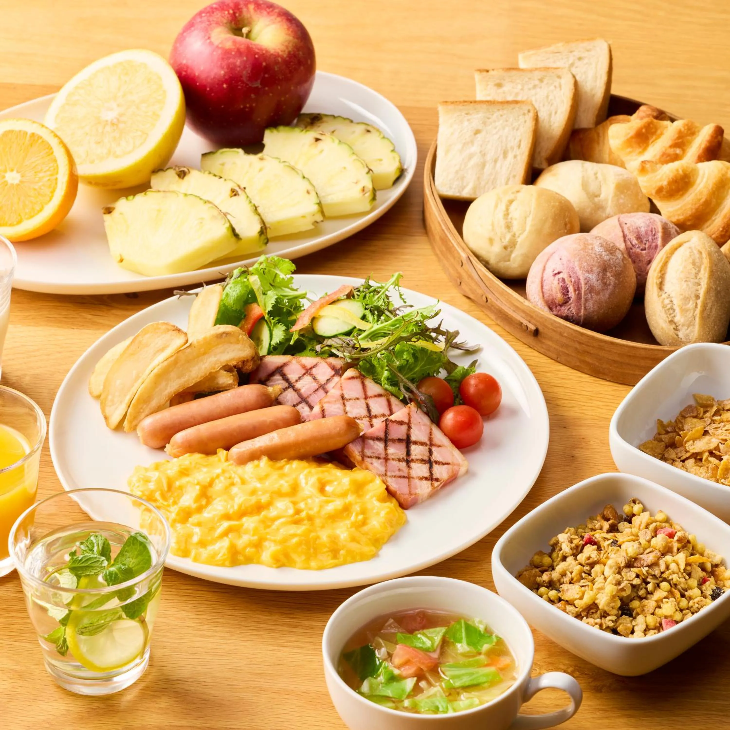 Breakfast in MUJI HOTEL GINZA