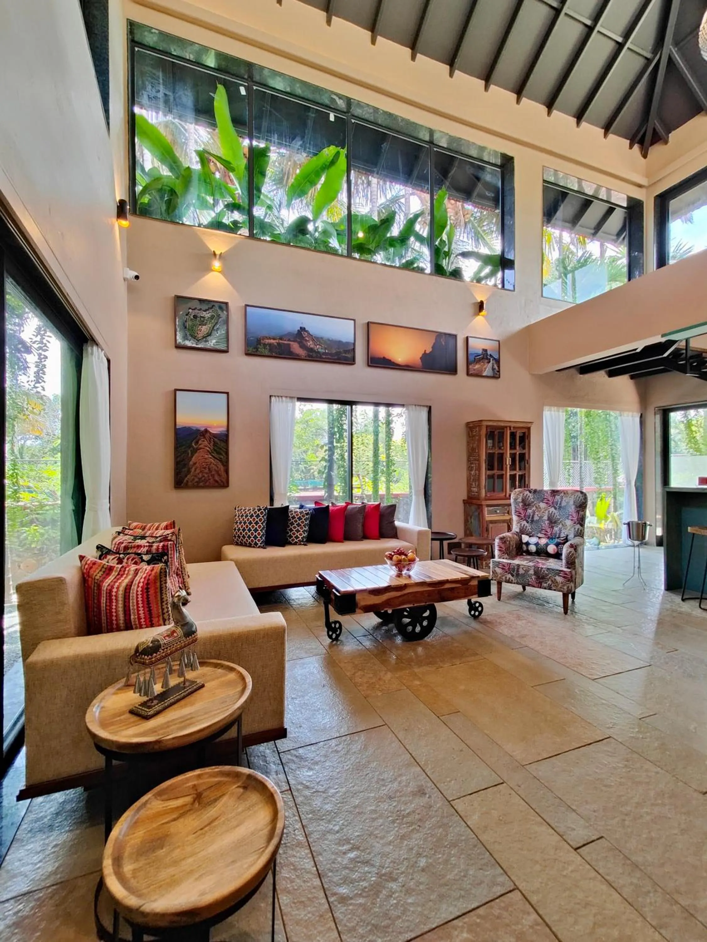 Garden in SaffronStays Kimaya, Alibaug