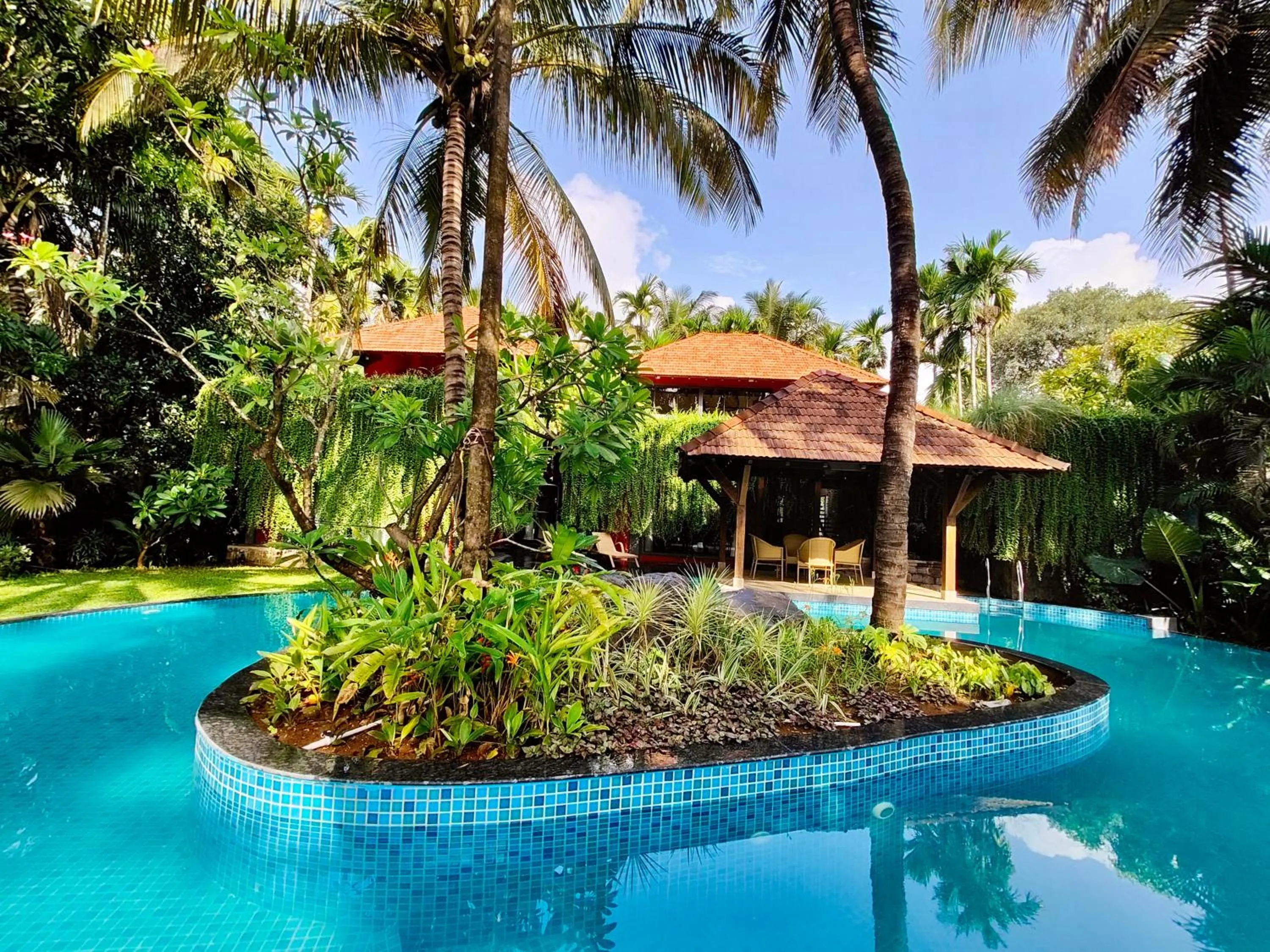 Garden in SaffronStays Kimaya, Alibaug