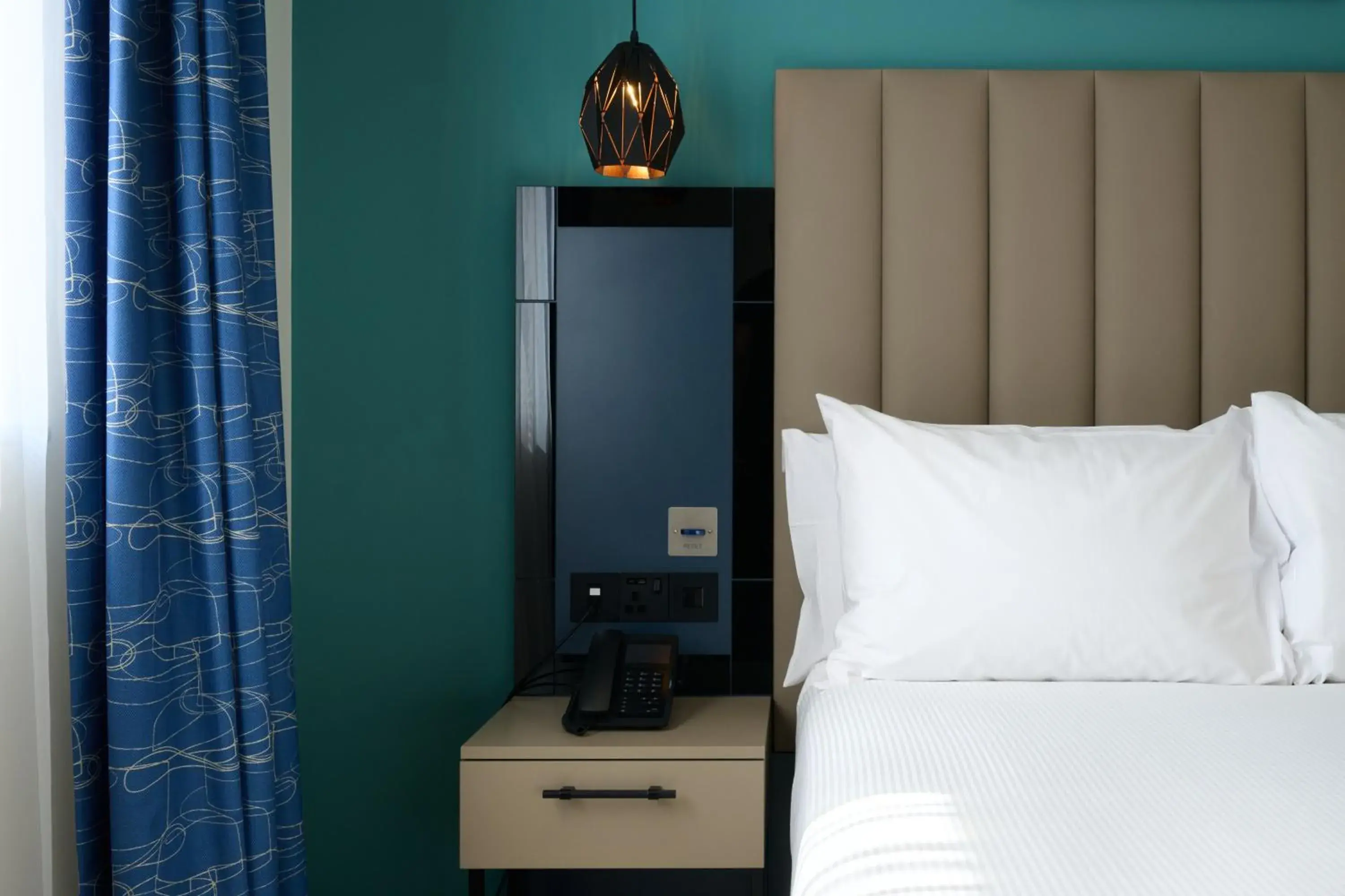 Bedroom, Bed in Spark by Hilton Luton Bedroom, Bed in Spark by Hilton Luton