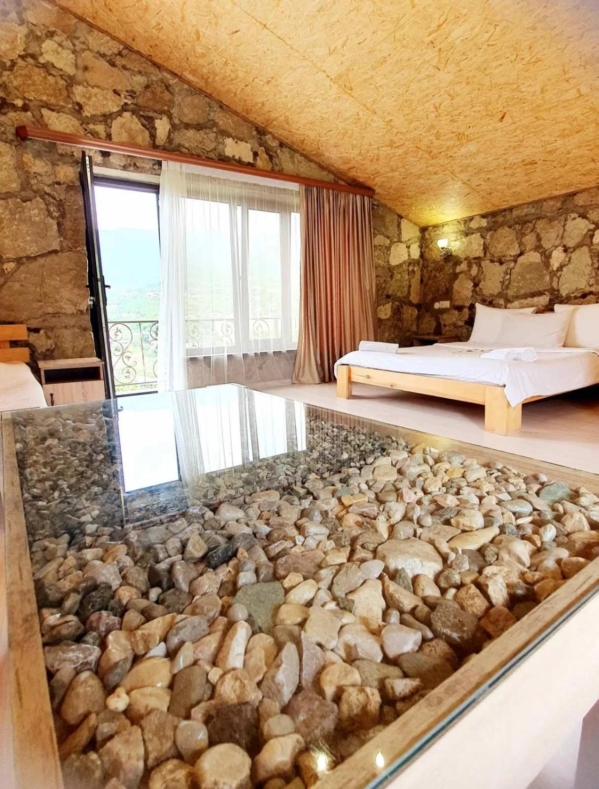 Bed in Guest House Ijevan's Garden