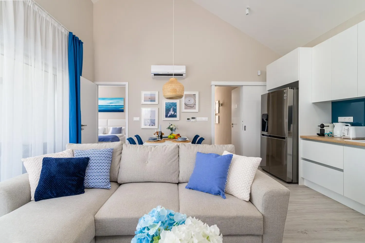 Living room in Lake Spirit Boutique Apartments