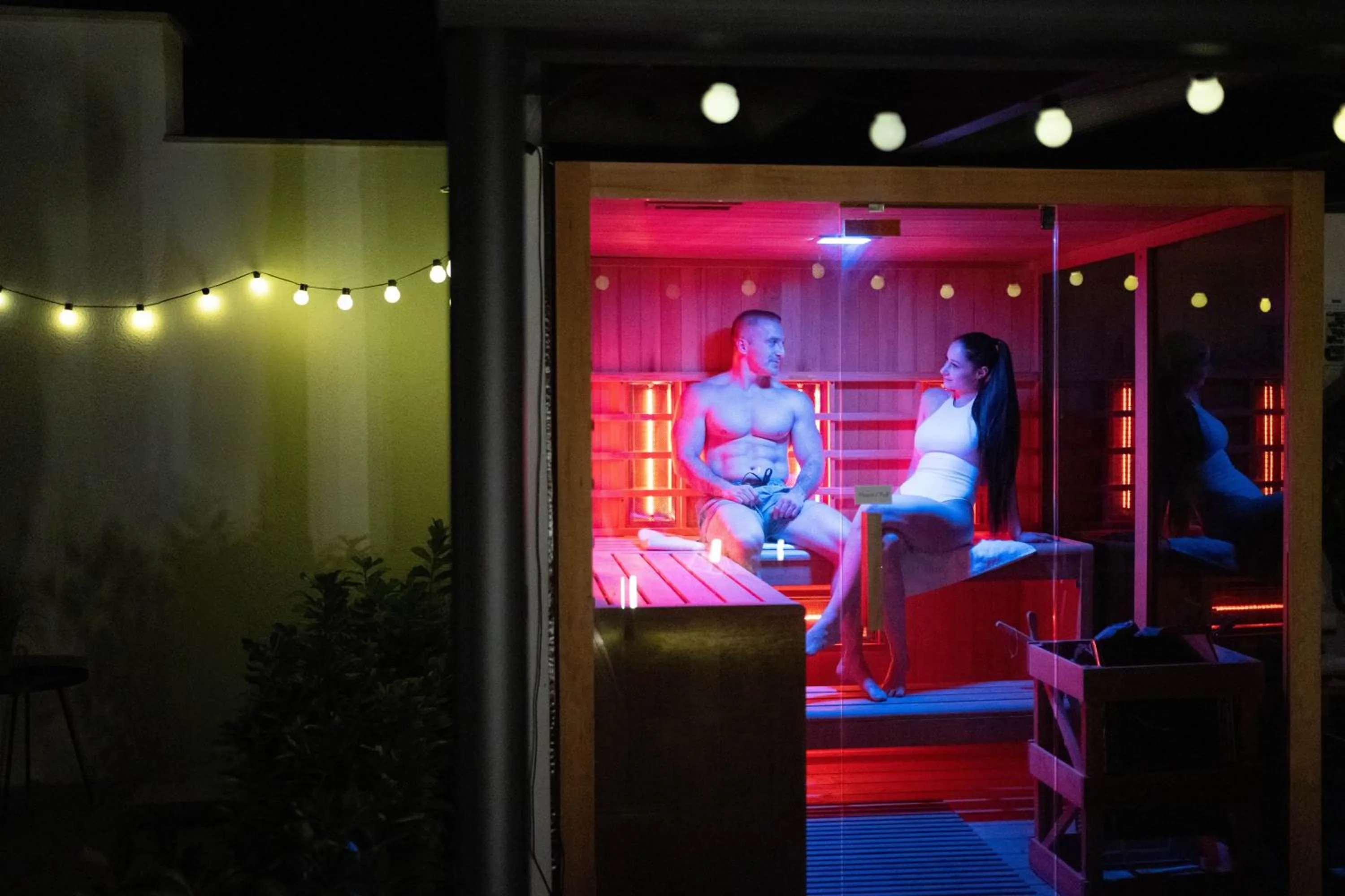 Sauna in Lake Spirit Boutique Apartments