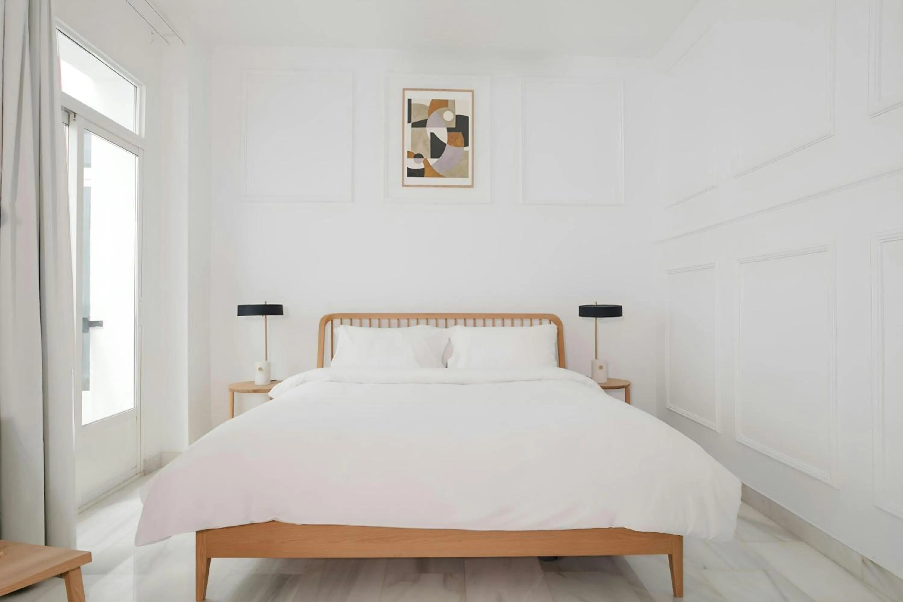 Bedroom, Bed in Sonder by Marriott Bonvoy Santa Ana Apartments Las Letras