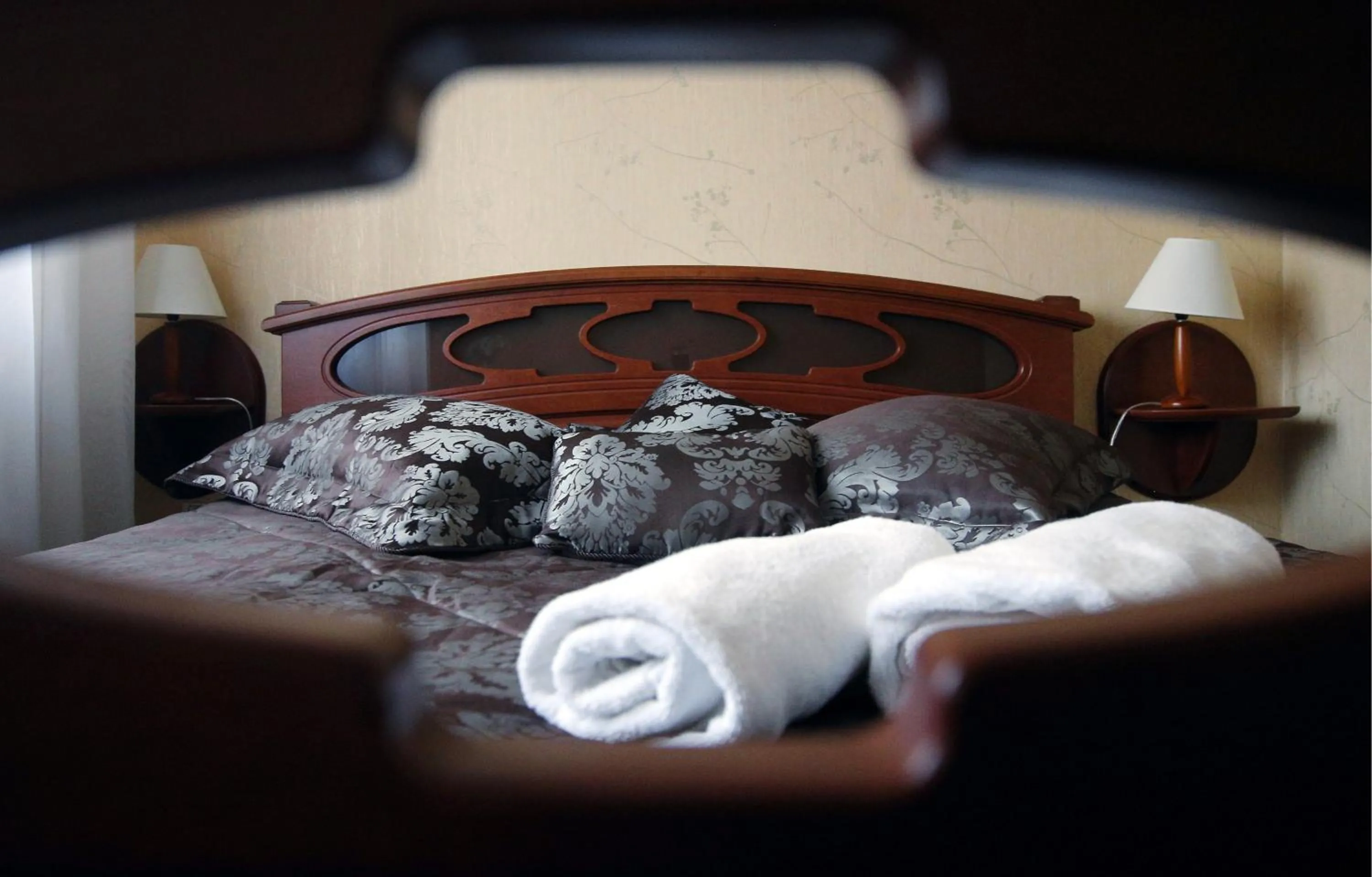 Bed in Hotel Plock