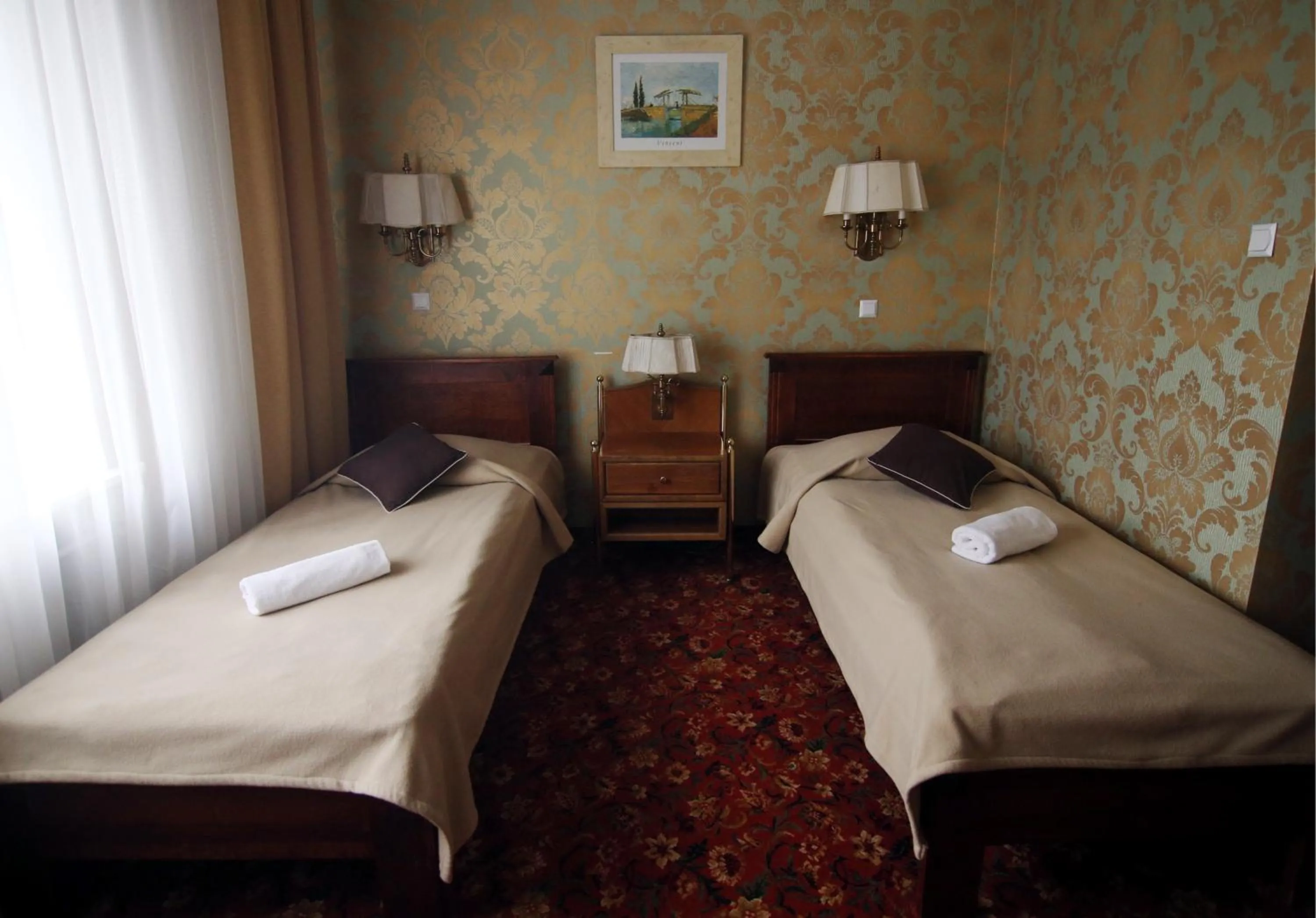 Bed in Hotel Plock