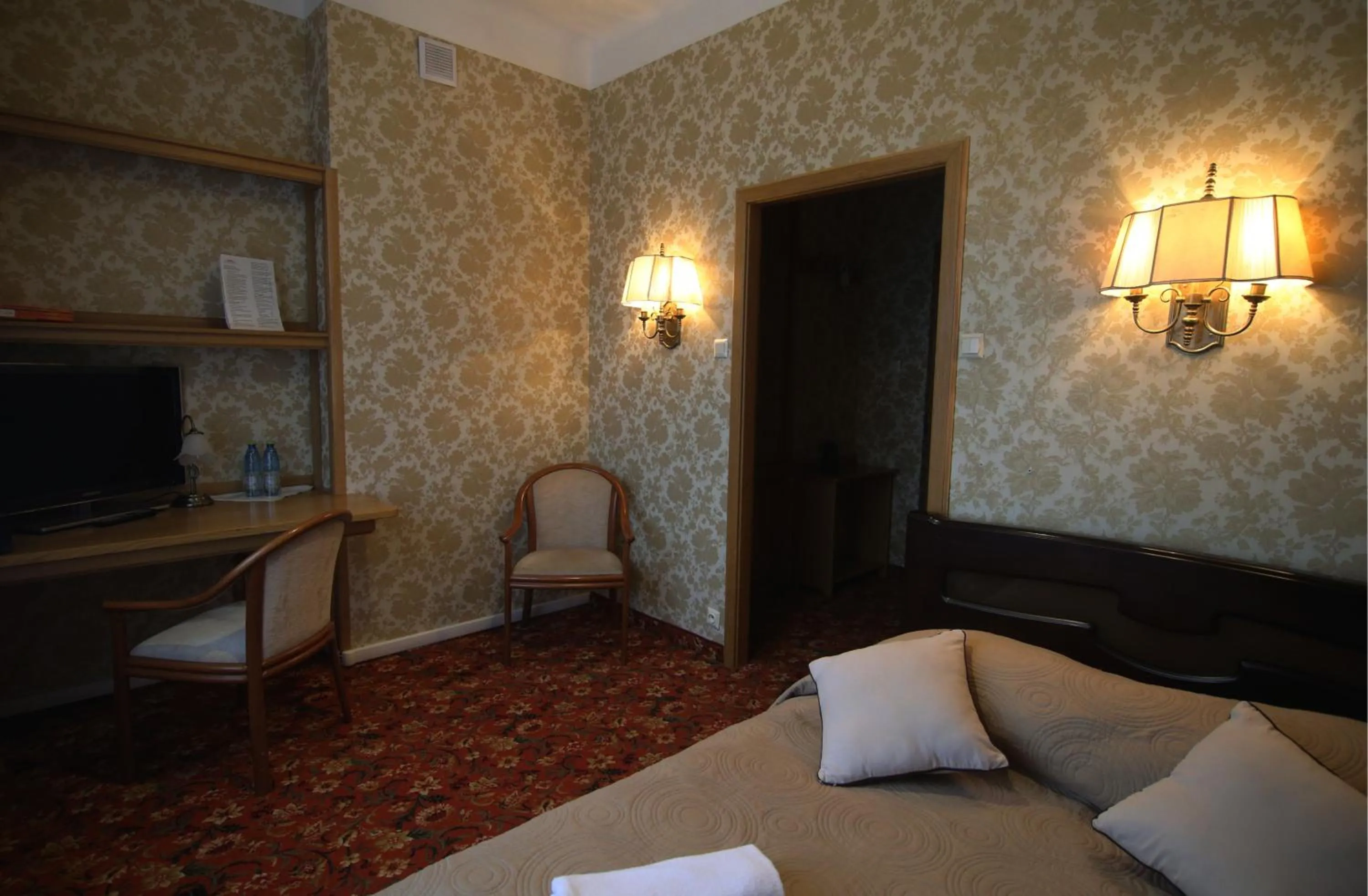 Bed in Hotel Plock