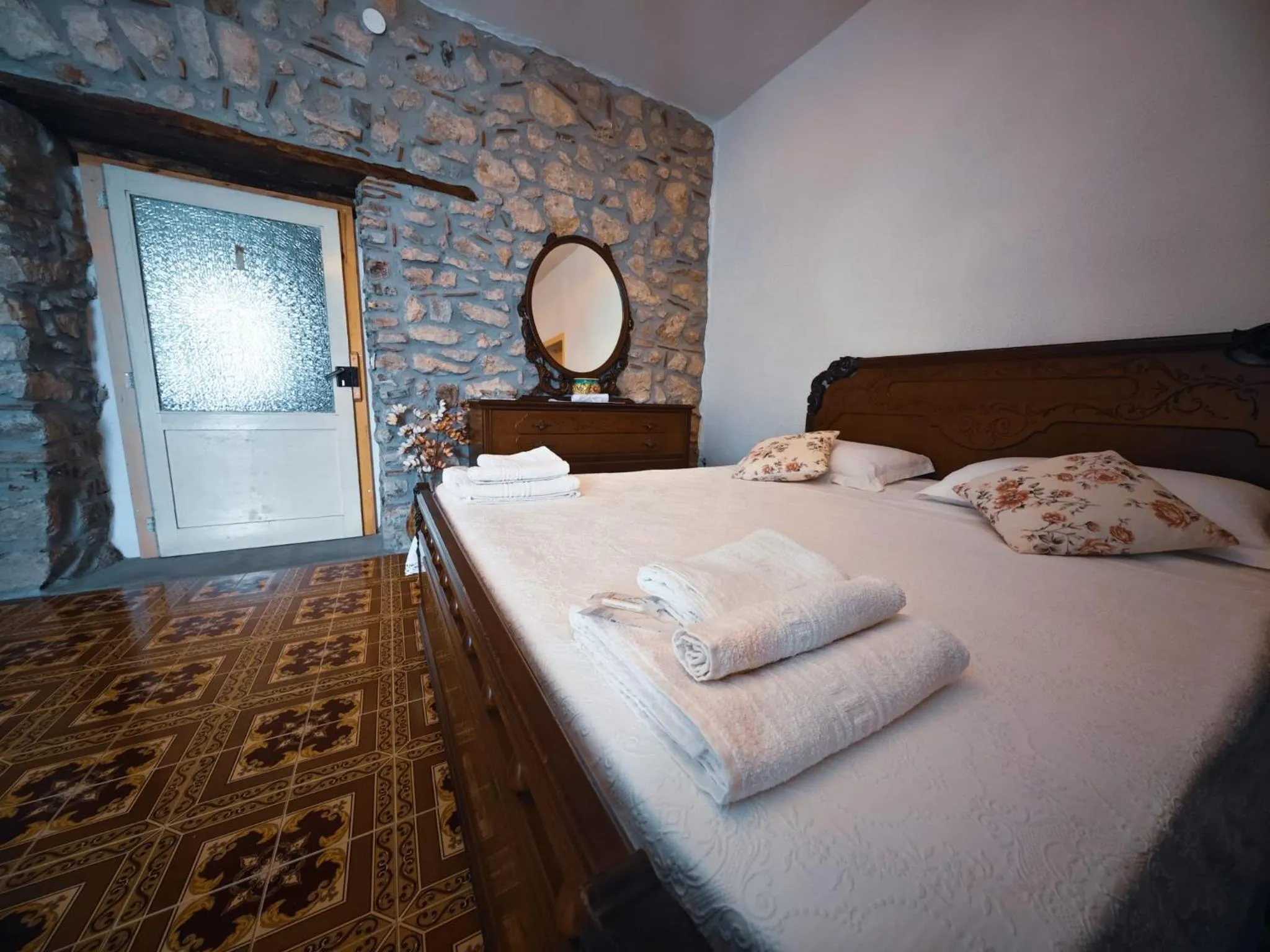 Bed in B&b Diamante and home restaurant