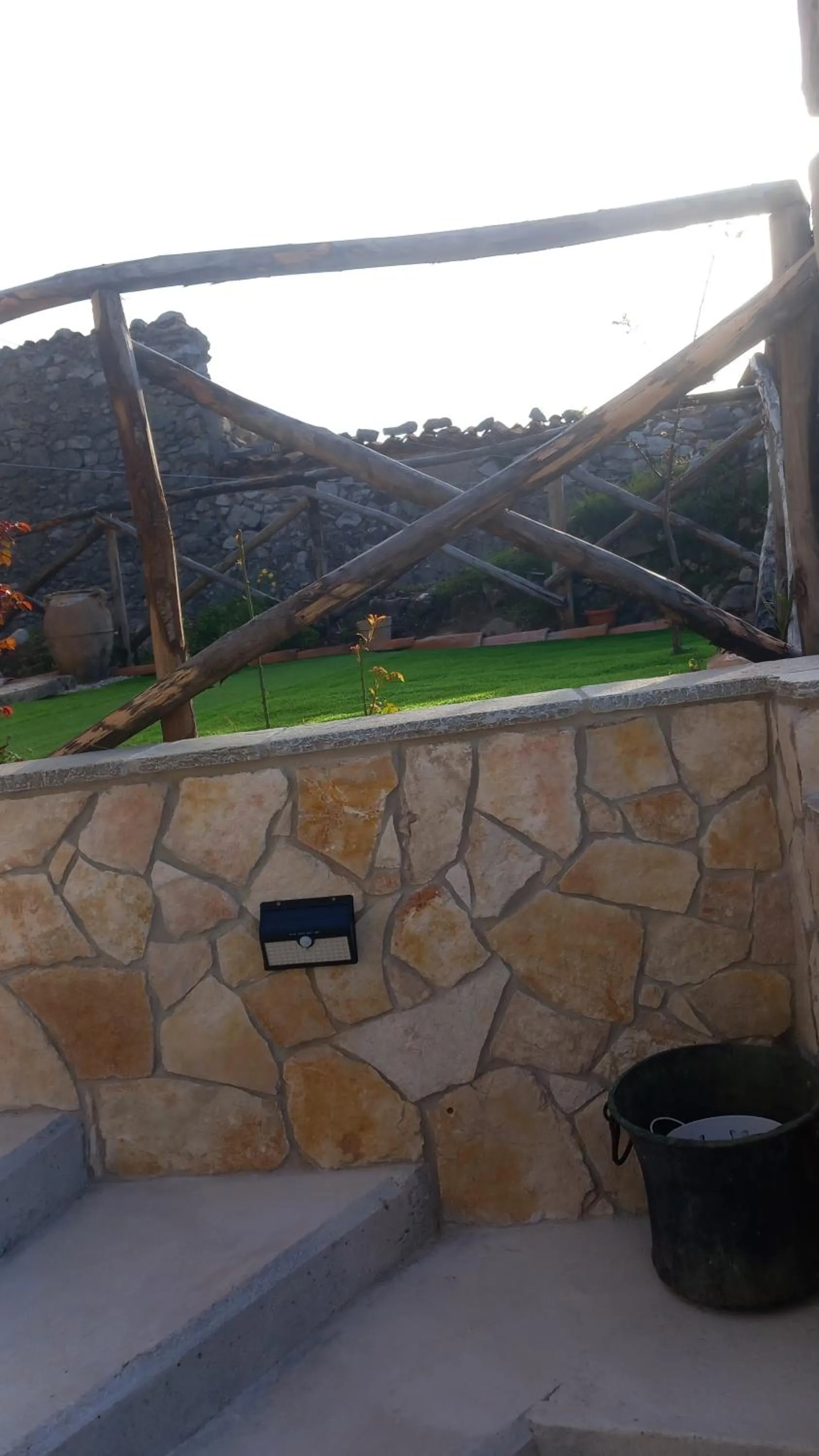 Garden in B&b Diamante and home restaurant