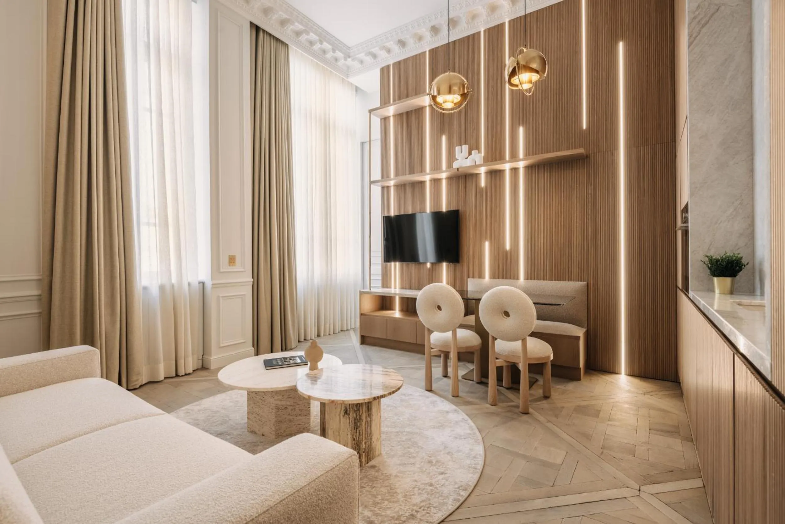 Living room in HIGHSTAY - Luxury Serviced Apartments - Louvre