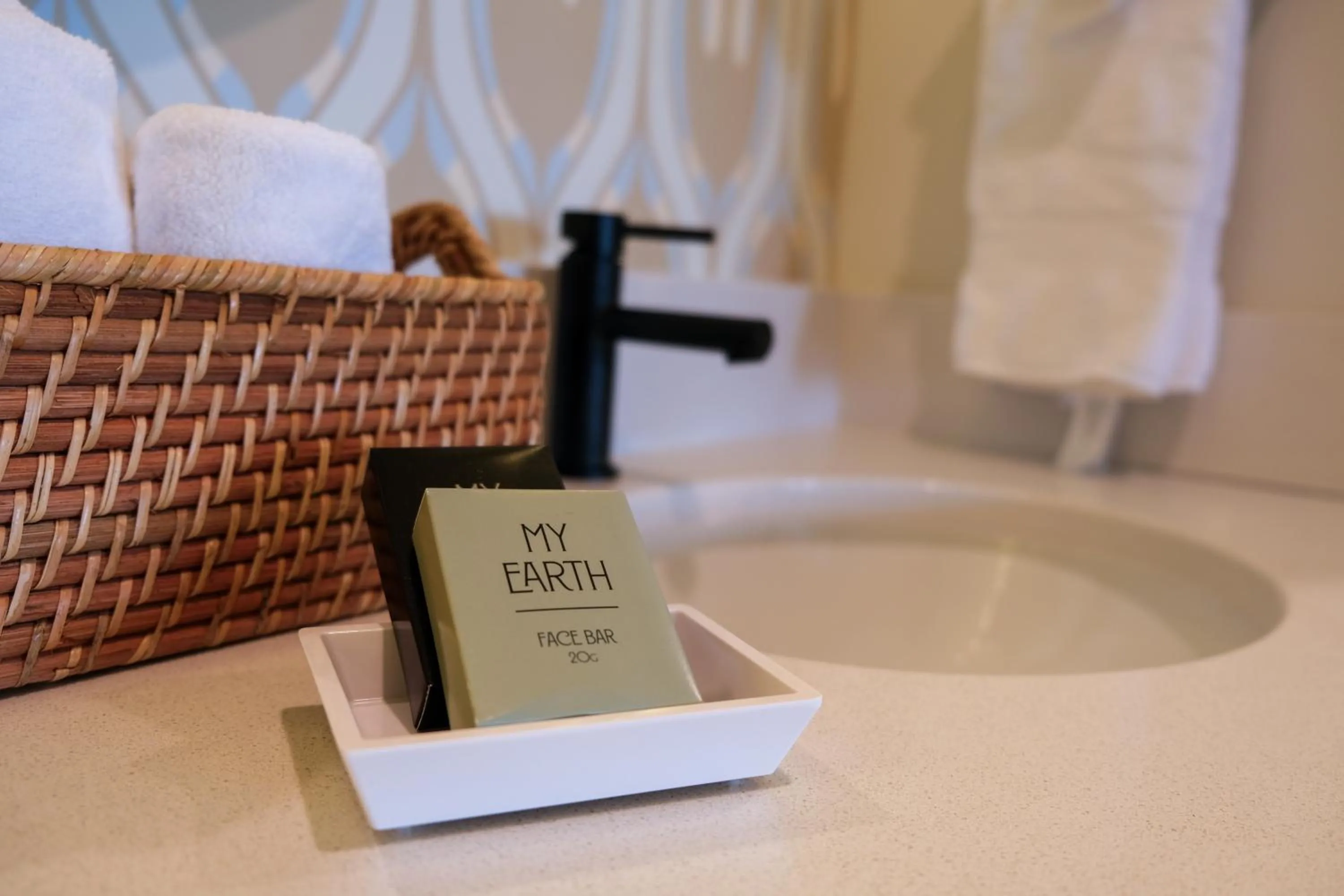 Bathroom in Oceaneer Hotel