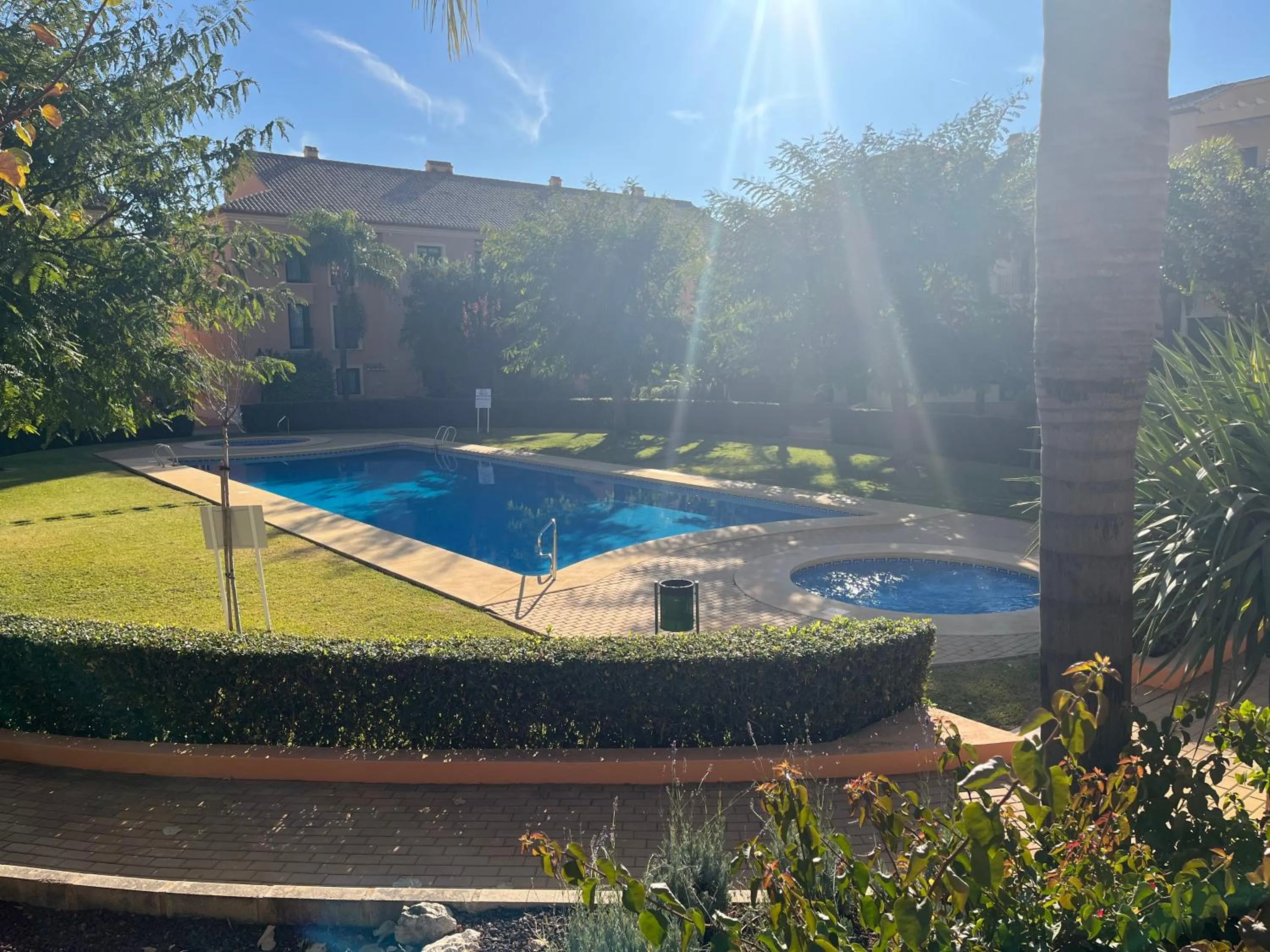 Garden in apartment nearby beach and old town Javea