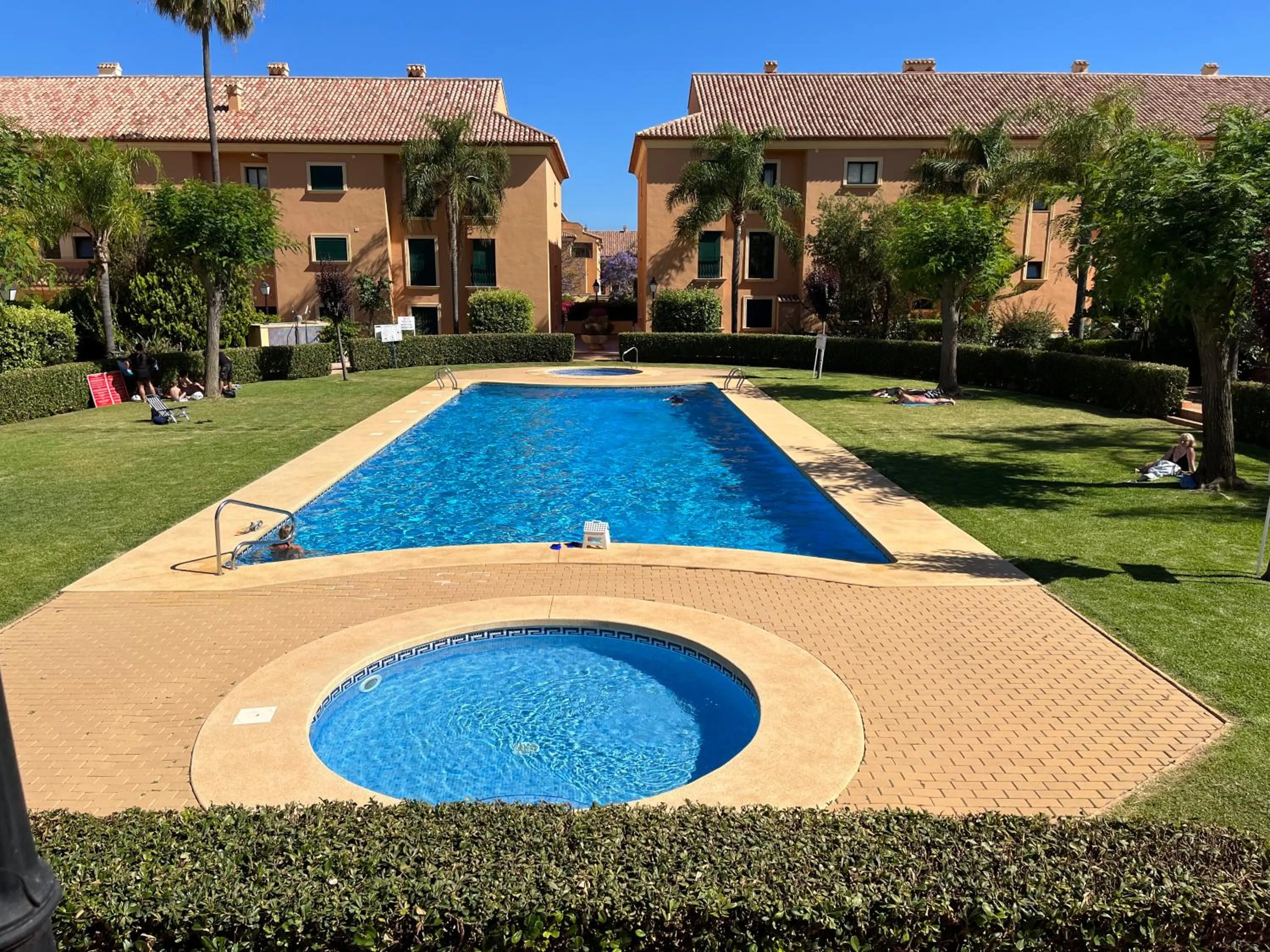 Swimming pool in apartment nearby beach and old town Javea