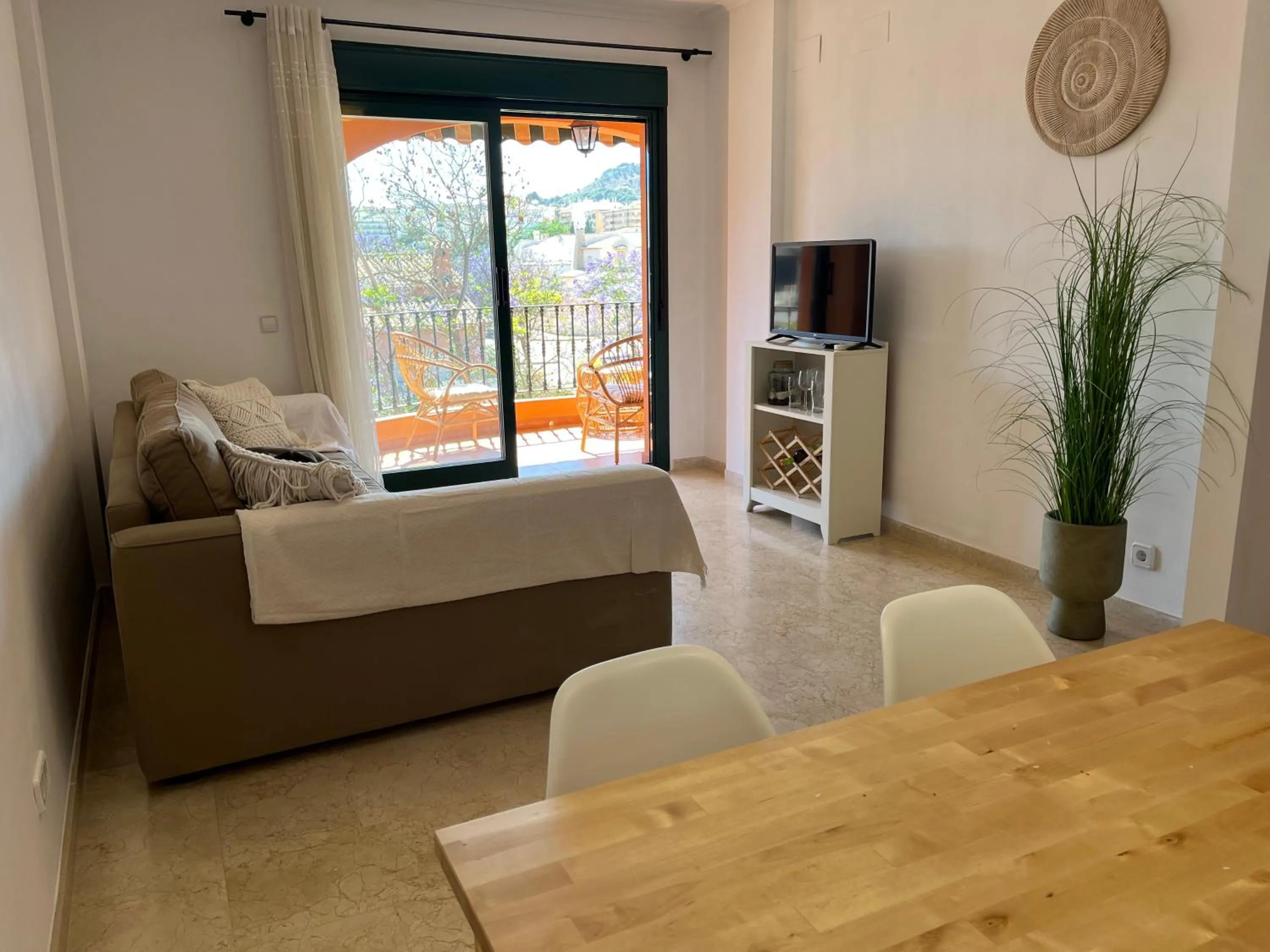 Living room in apartment nearby beach and old town Javea