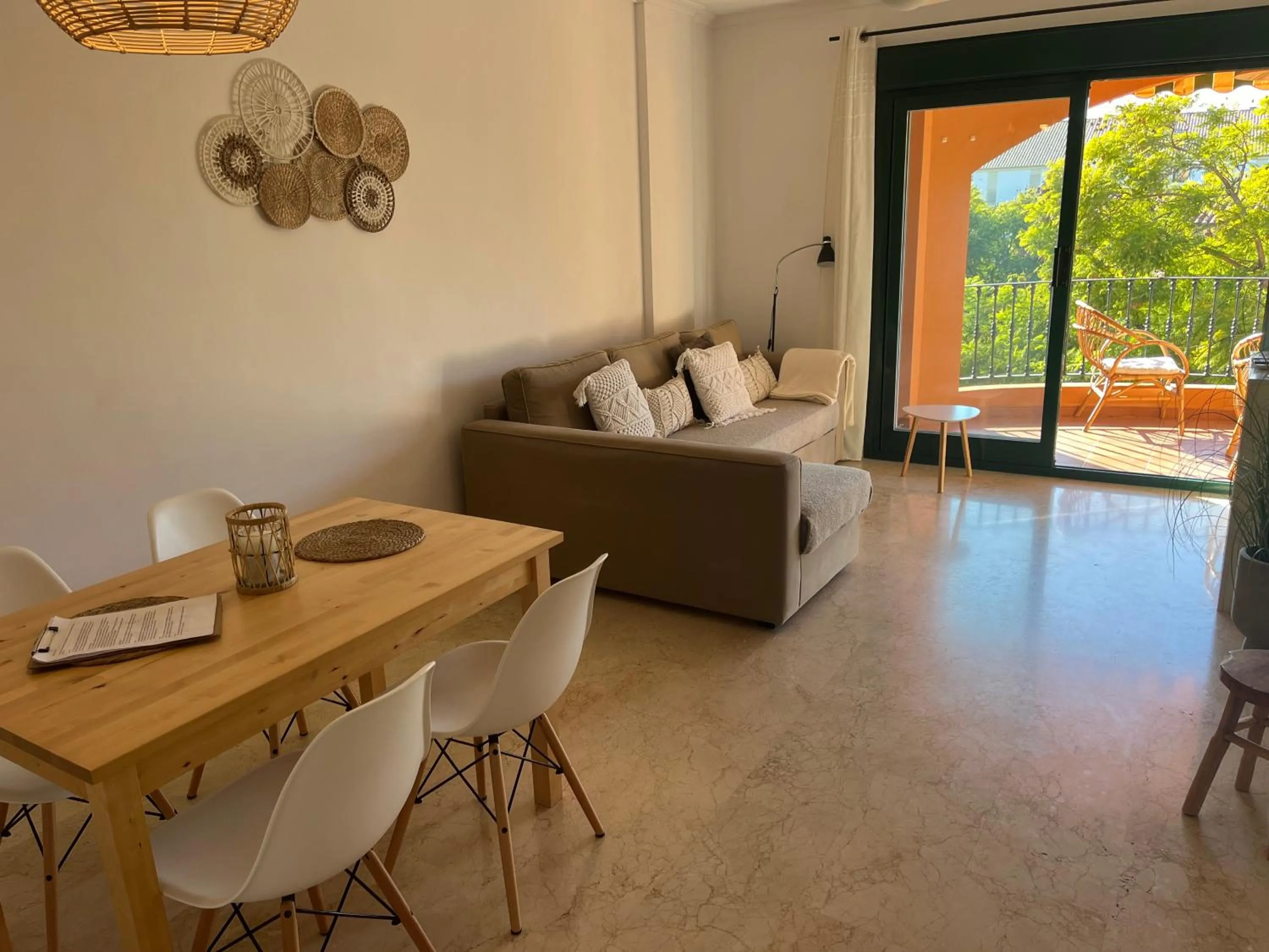 Living room in apartment nearby beach and old town Javea