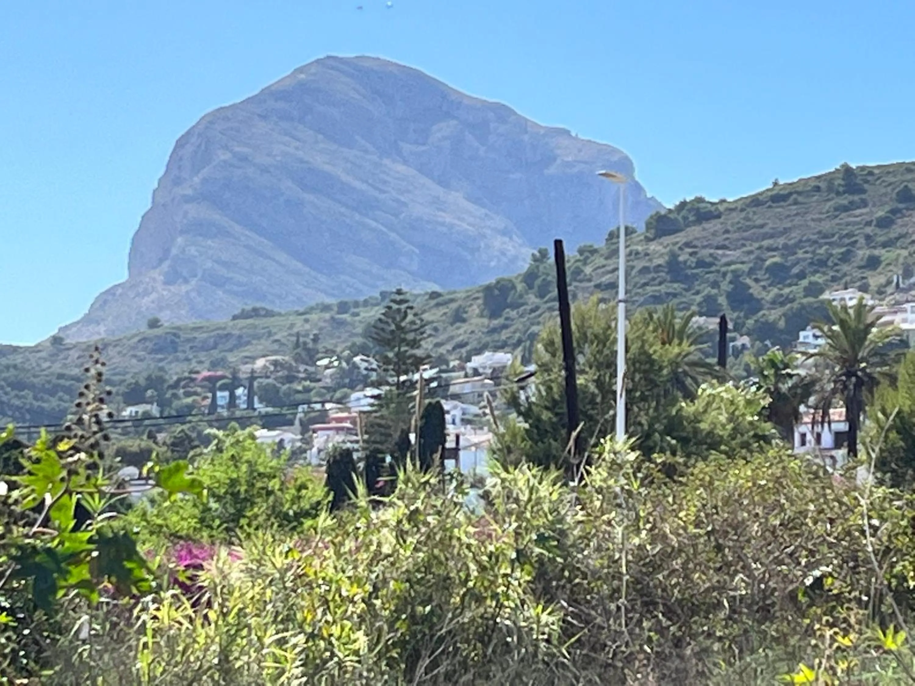 Landmark view in apartment nearby beach and old town Javea