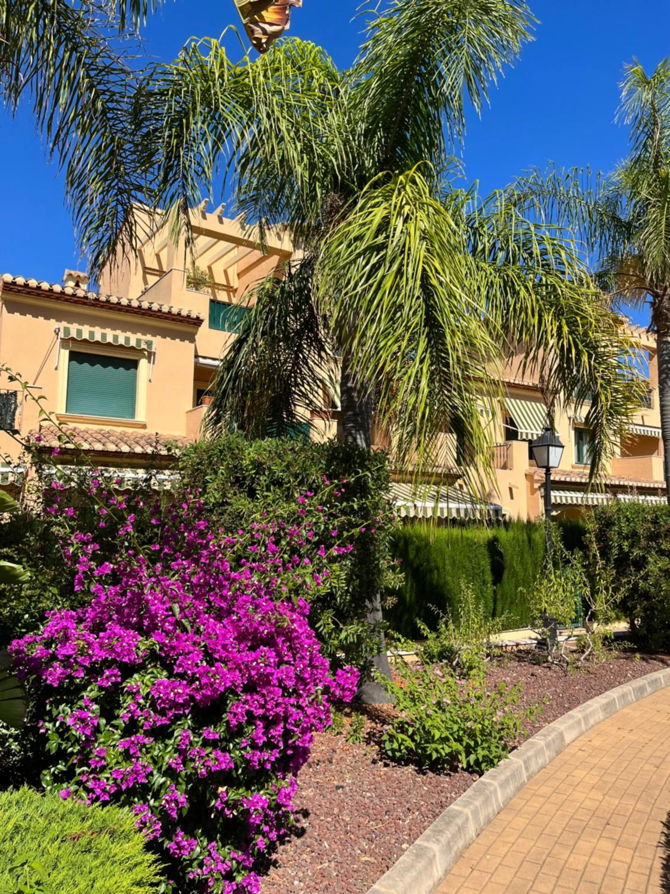 Garden in apartment nearby beach and old town Javea
