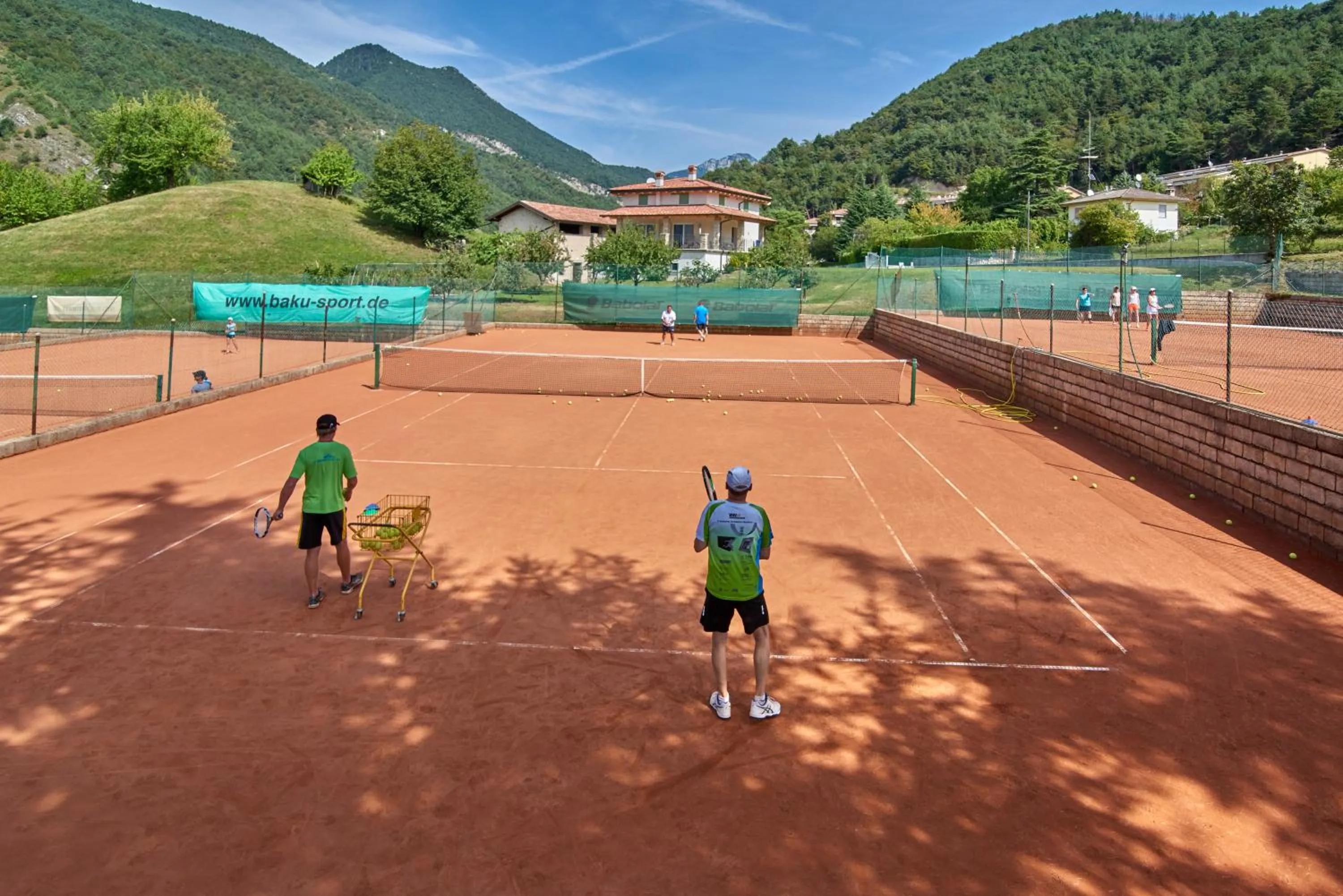 Tennis court in Hotel Le Balze - Aktiv & Wellness