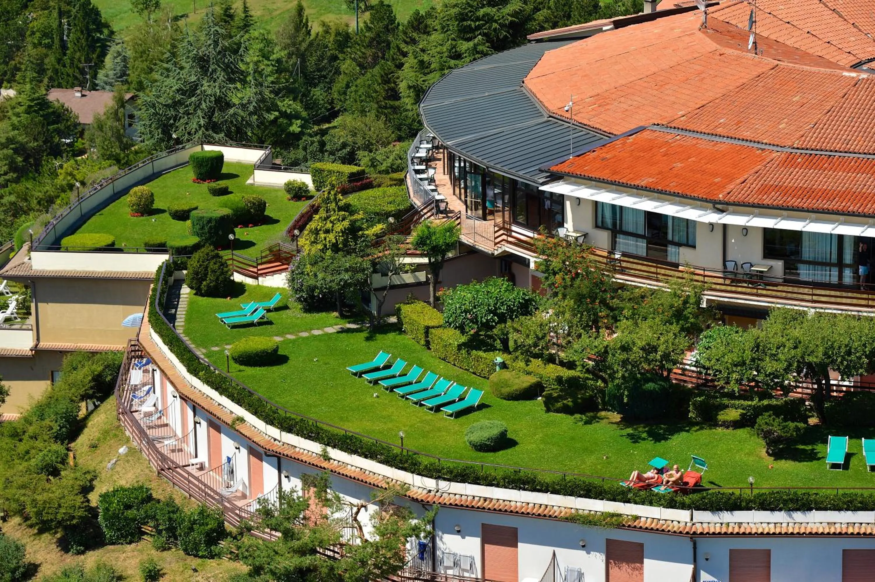 Bird's eye view in Hotel Le Balze - Aktiv & Wellness