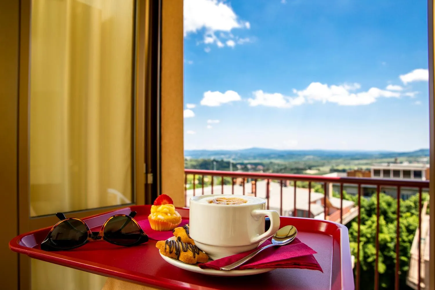 Balcony/Terrace in Santa Caterina Hotel & Bike