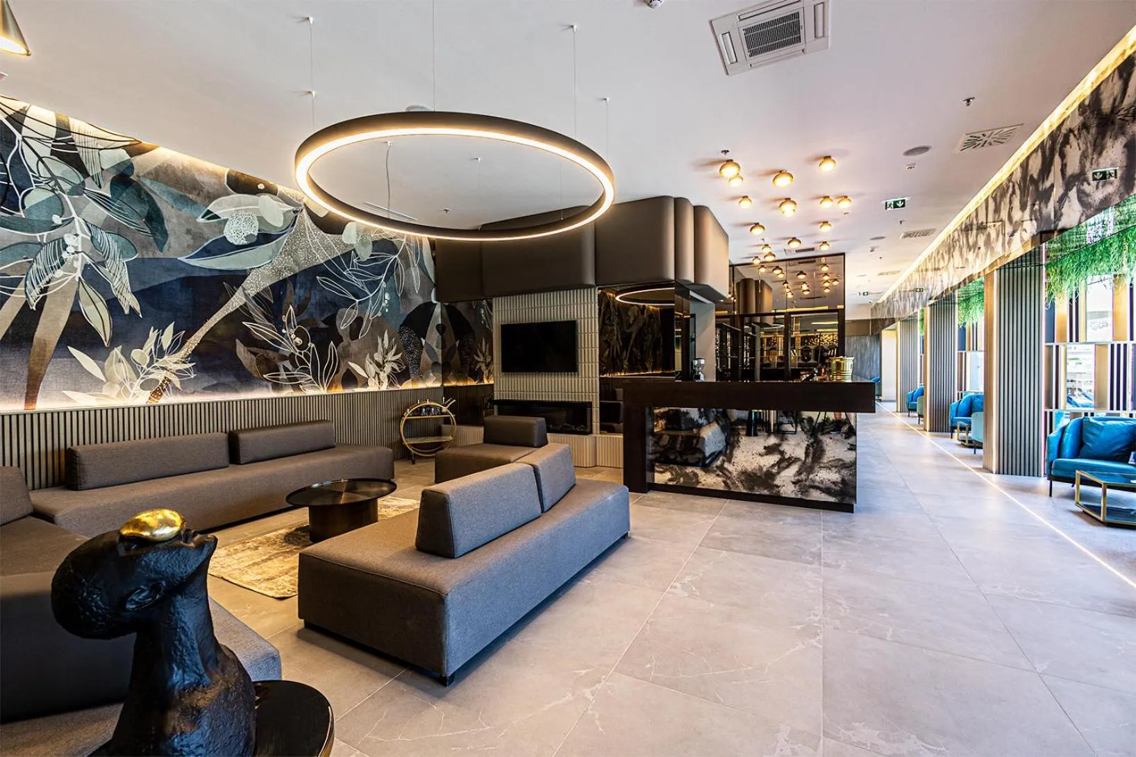 Lounge or bar in Marinus Beach Hotel