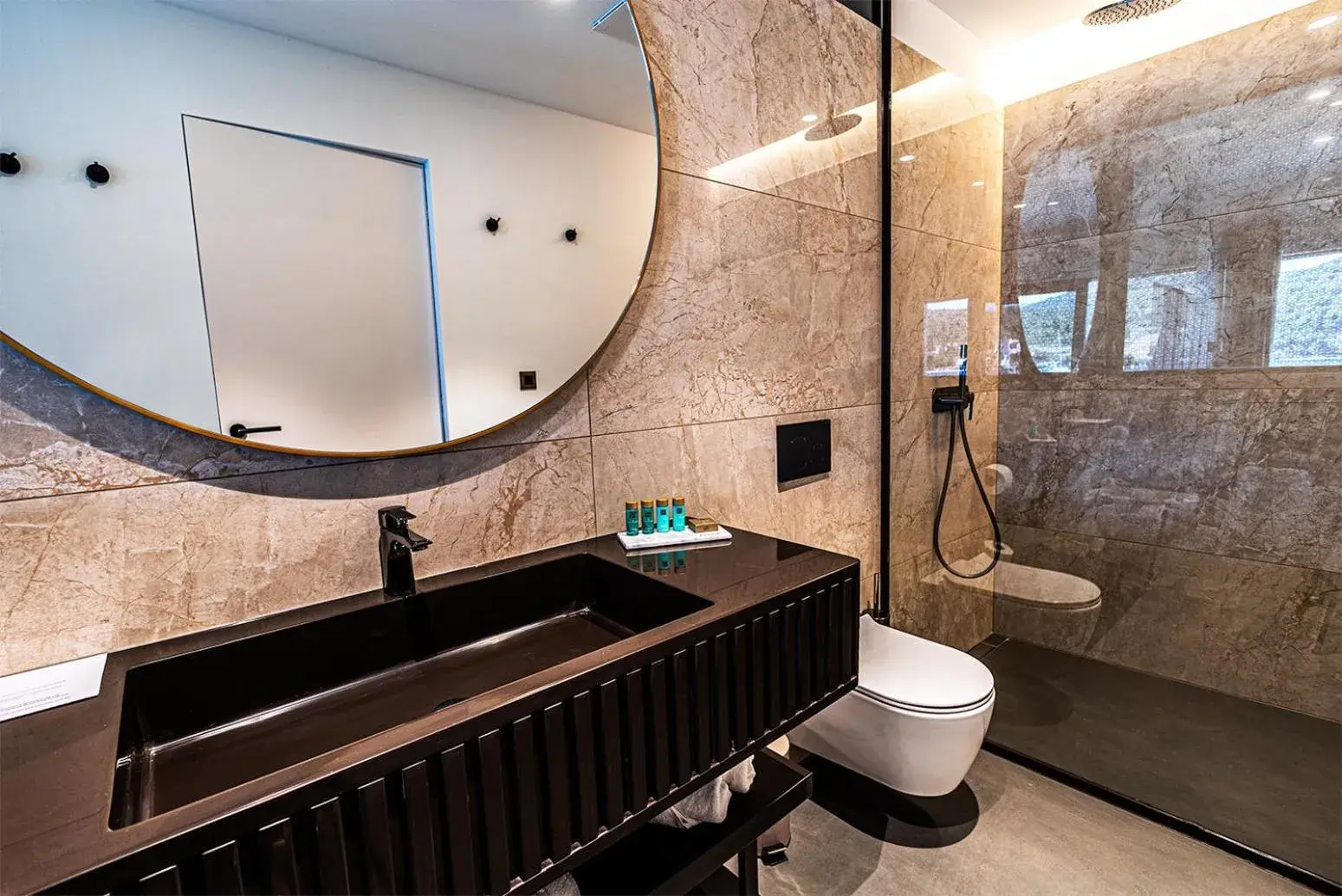 Bathroom in Marinus Beach Hotel Bathroom in Marinus Beach Hotel