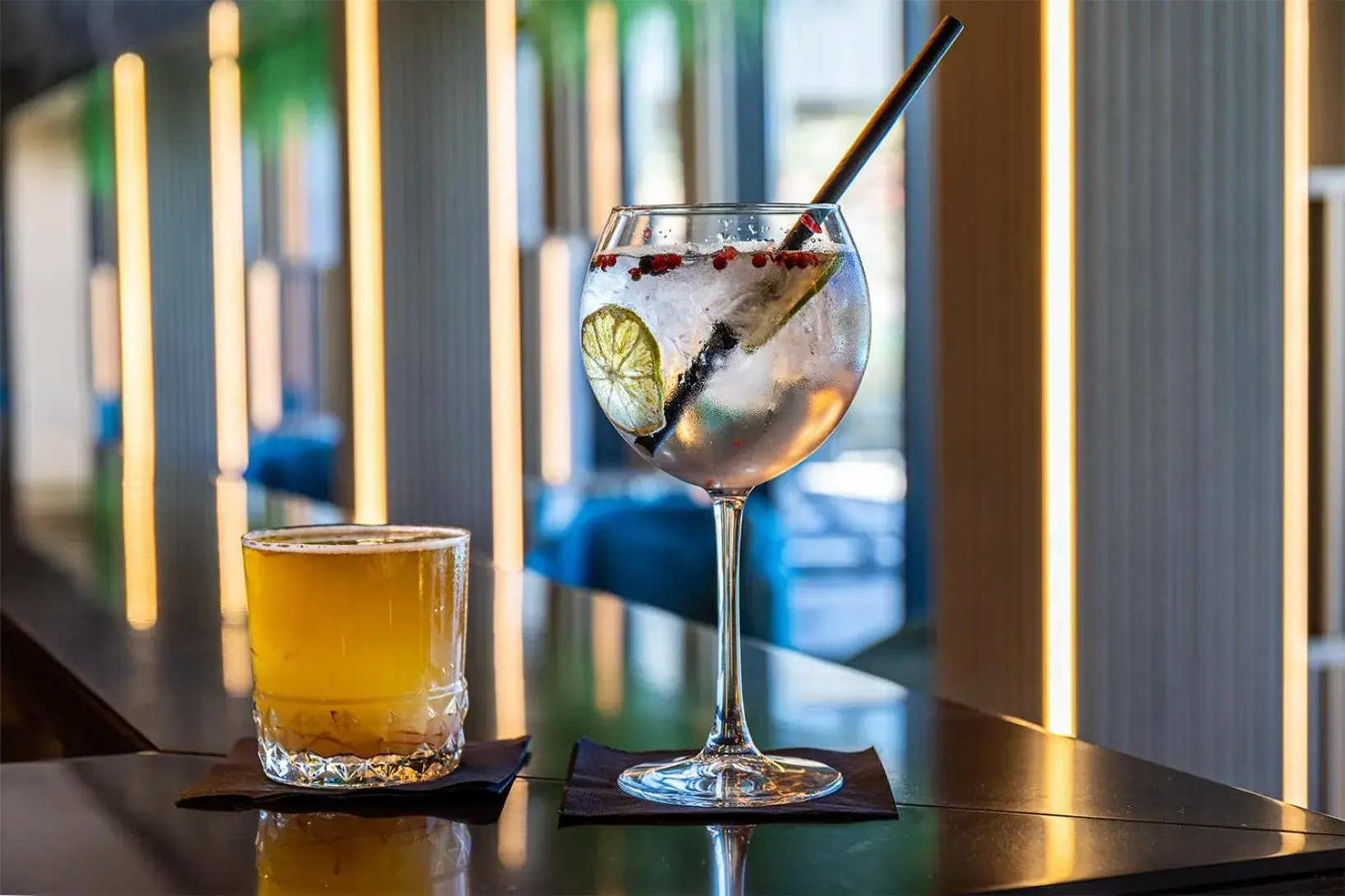 Lounge or bar in Marinus Beach Hotel Lounge or bar in Marinus Beach Hotel