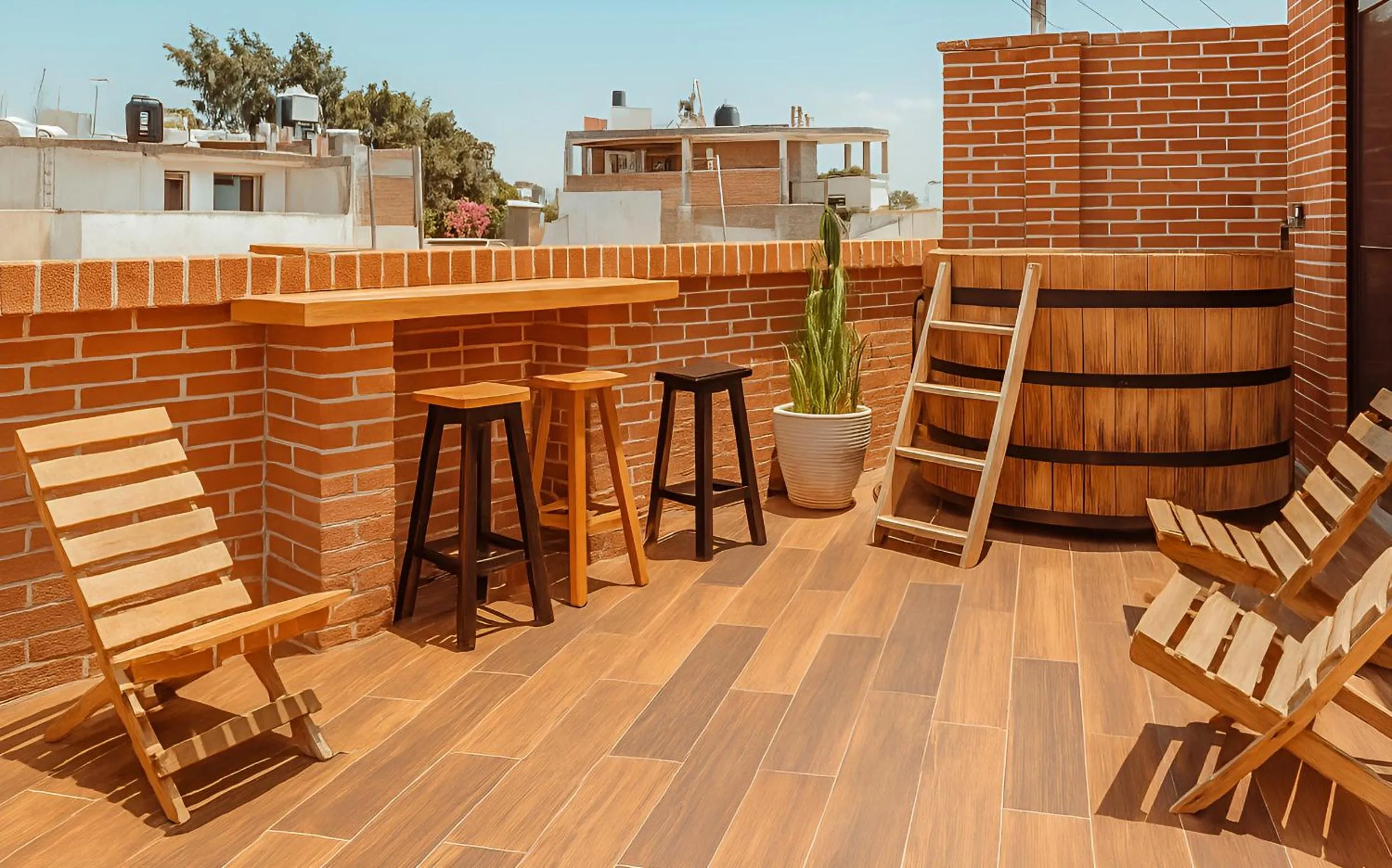 Balcony/Terrace in Hotel Casa Acueducto - Lujo Cultural