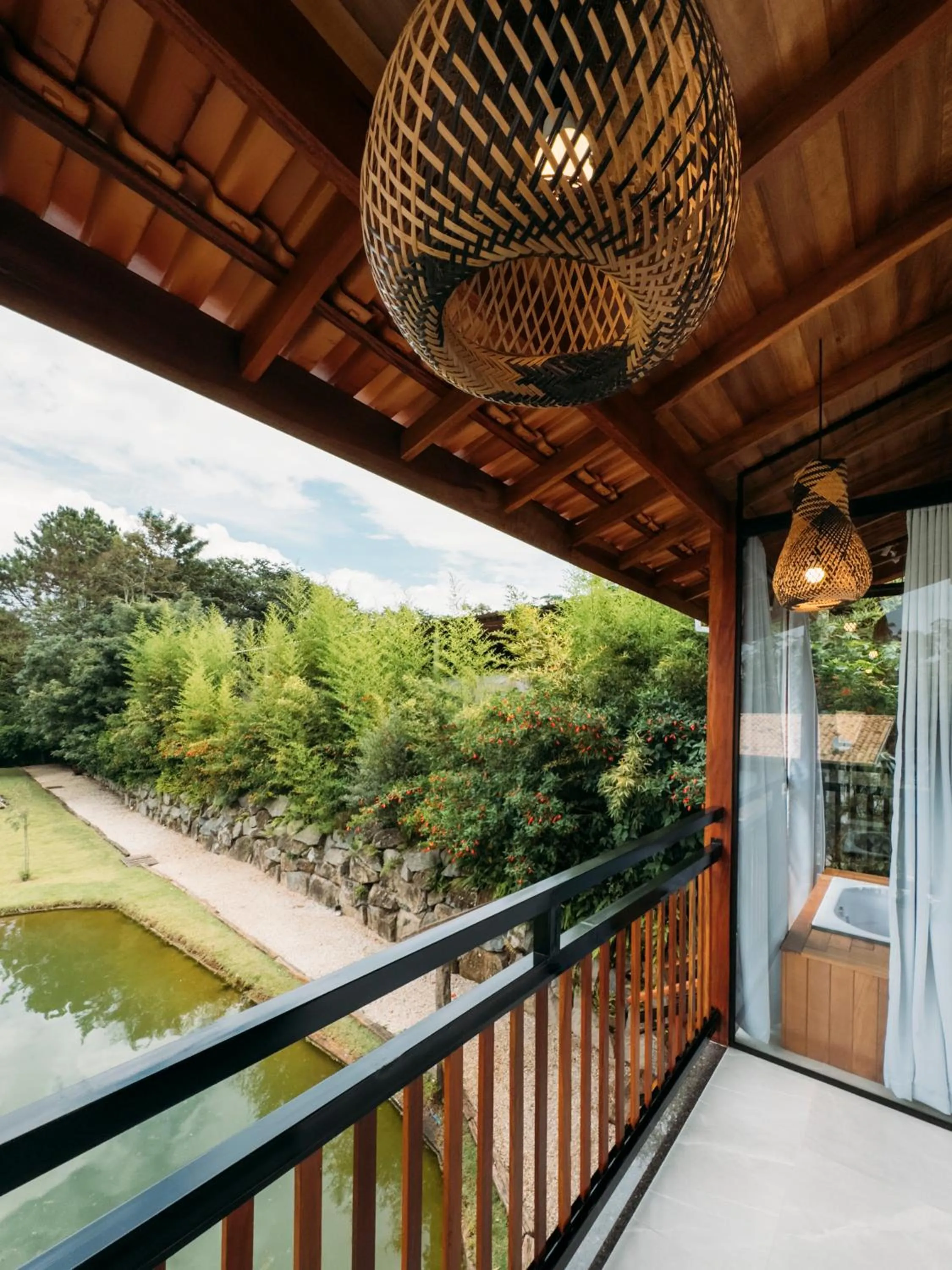 Natural landscape in Pousada Trem Chic