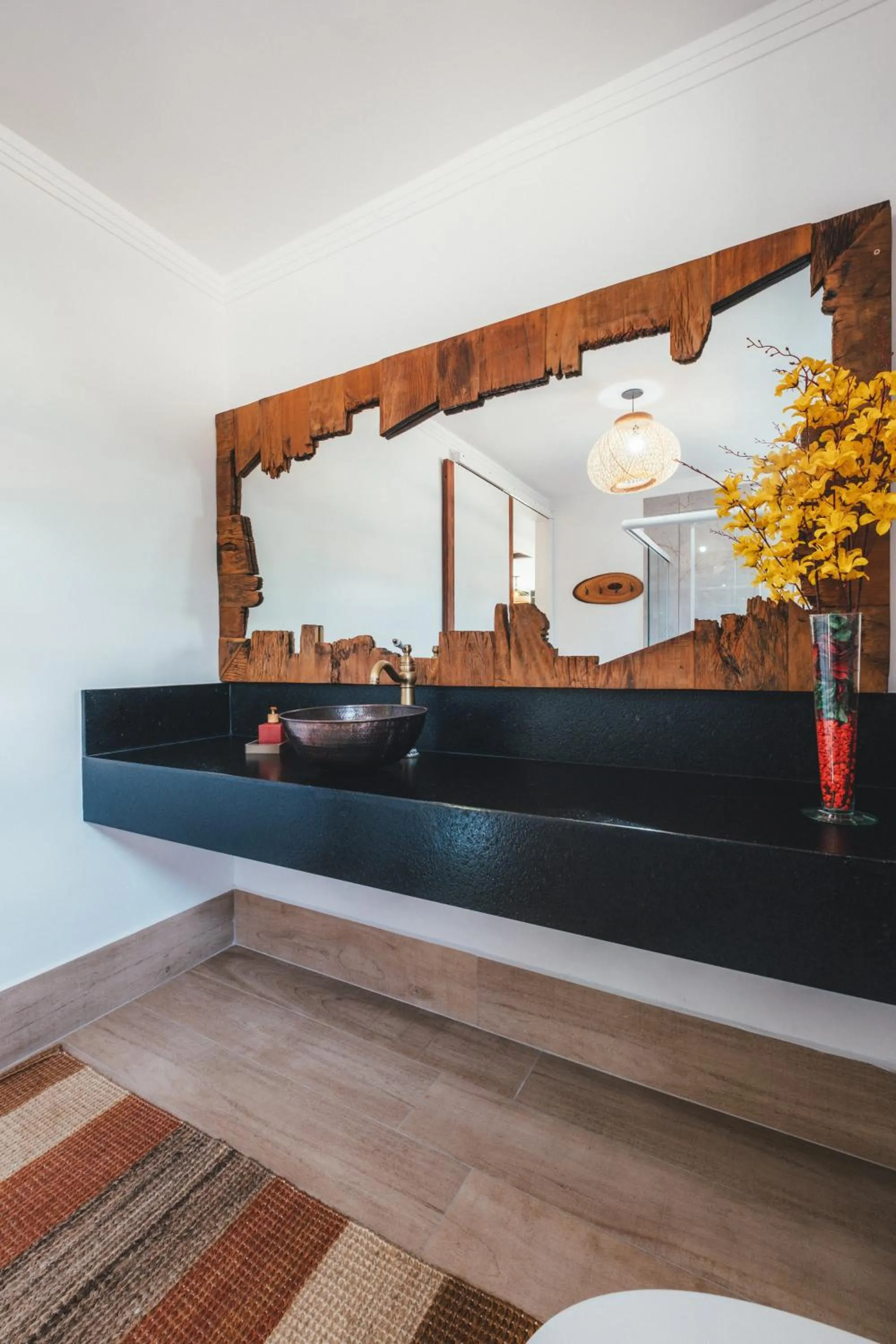 Bathroom in Pousada Trem Chic