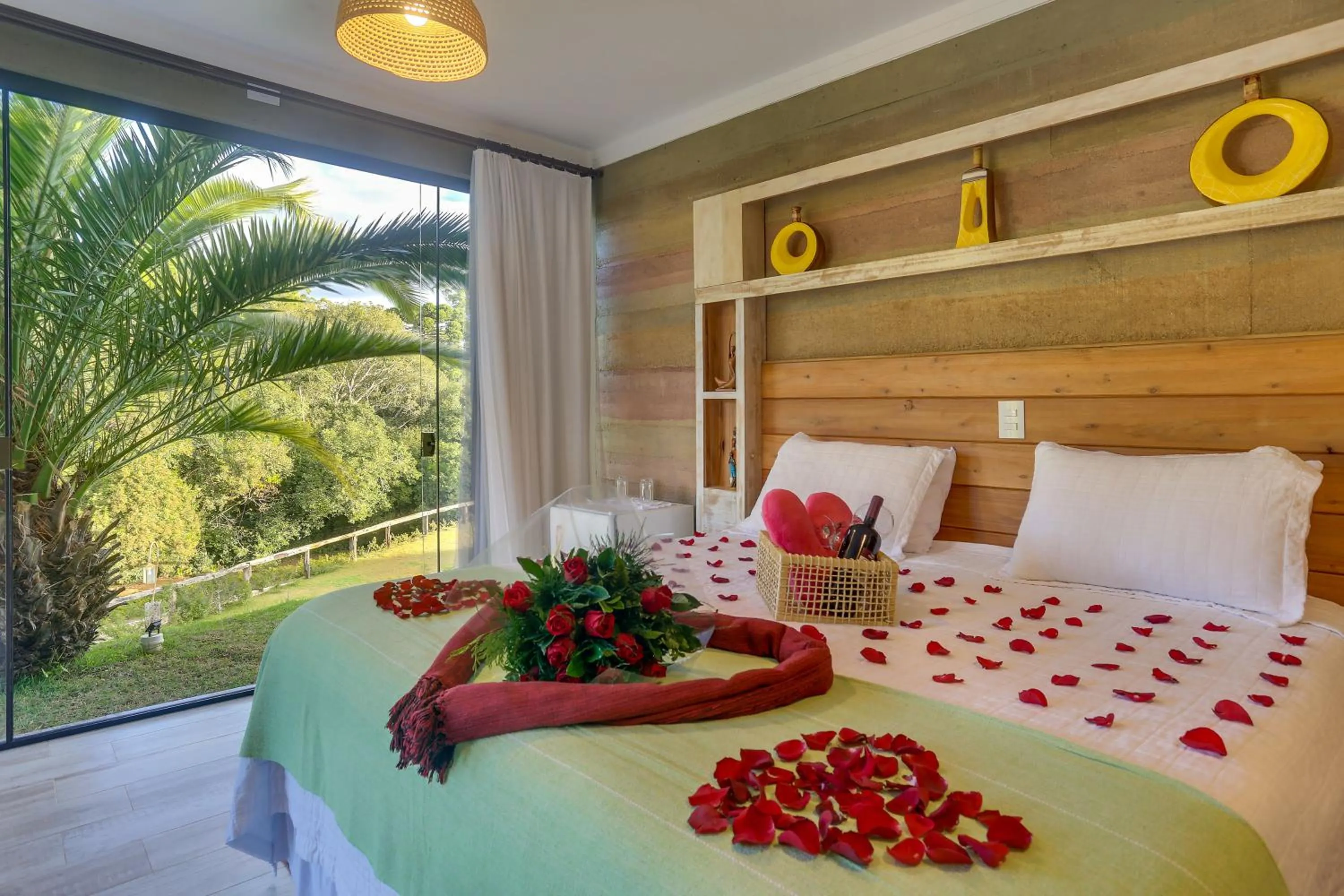 Bed in Pousada Trem Chic