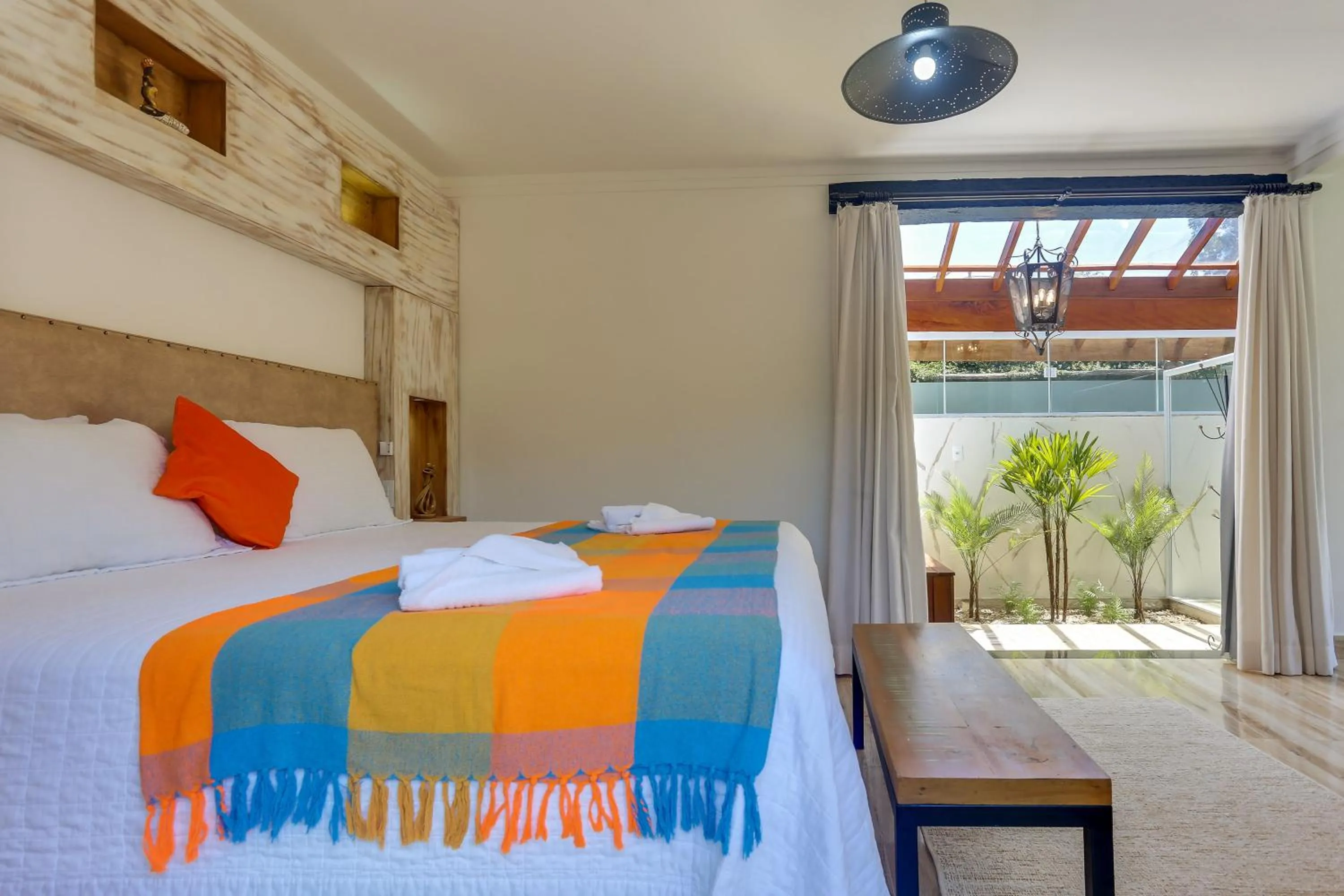 Bed in Pousada Trem Chic