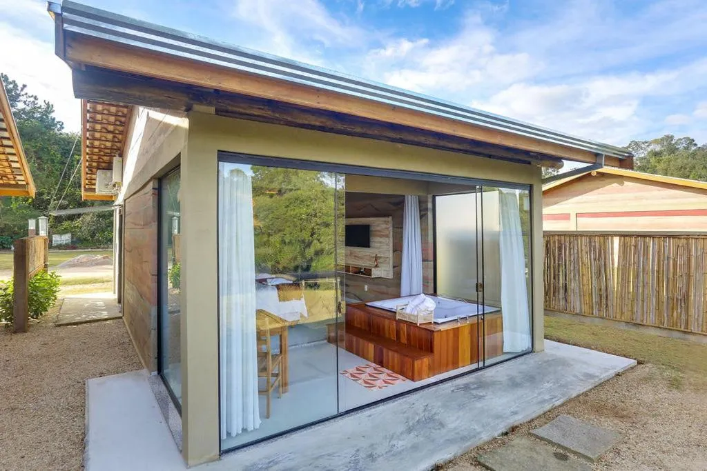 Property building in Pousada Trem Chic