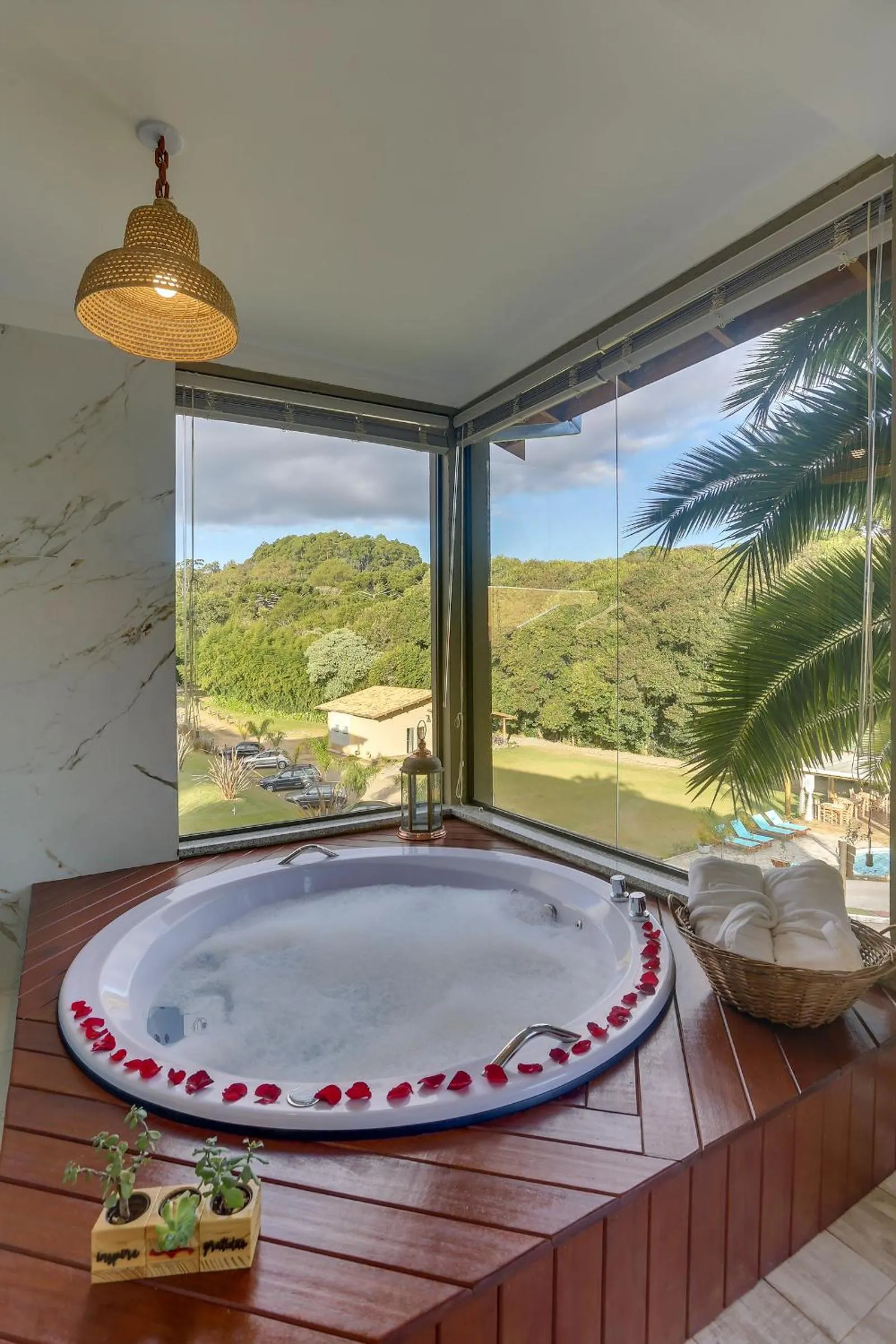 Hot Tub in Pousada Trem Chic