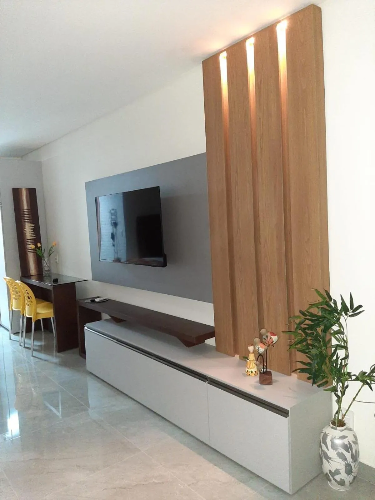 TV and multimedia in FLAT ECO RESORT PRAIA DOS CARNEIROS