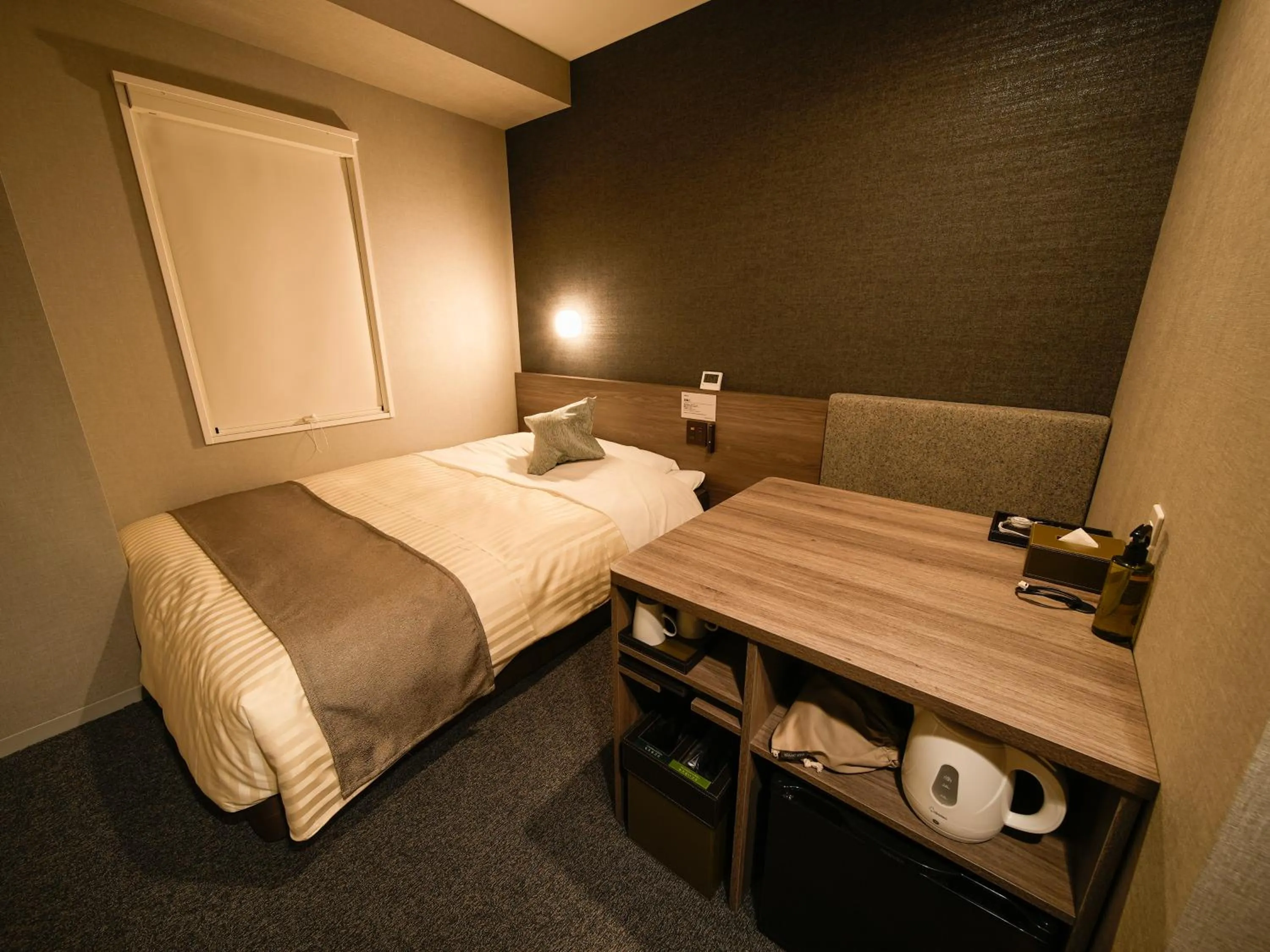 Photo of the whole room, Bed in Super Hotel Premier Ikebukuro Natural Hot Spring