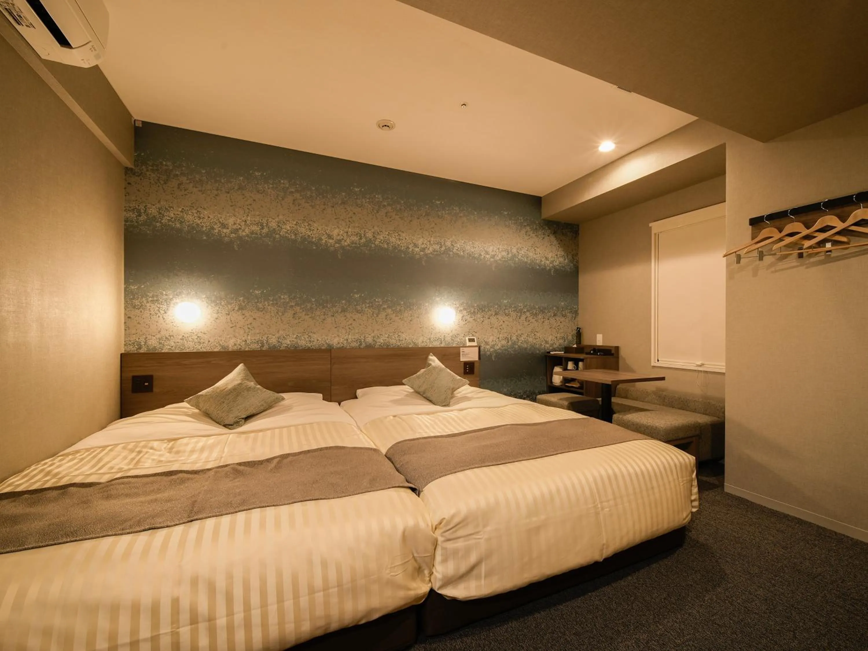 Photo of the whole room, Bed in Super Hotel Premier Ikebukuro Natural Hot Spring
