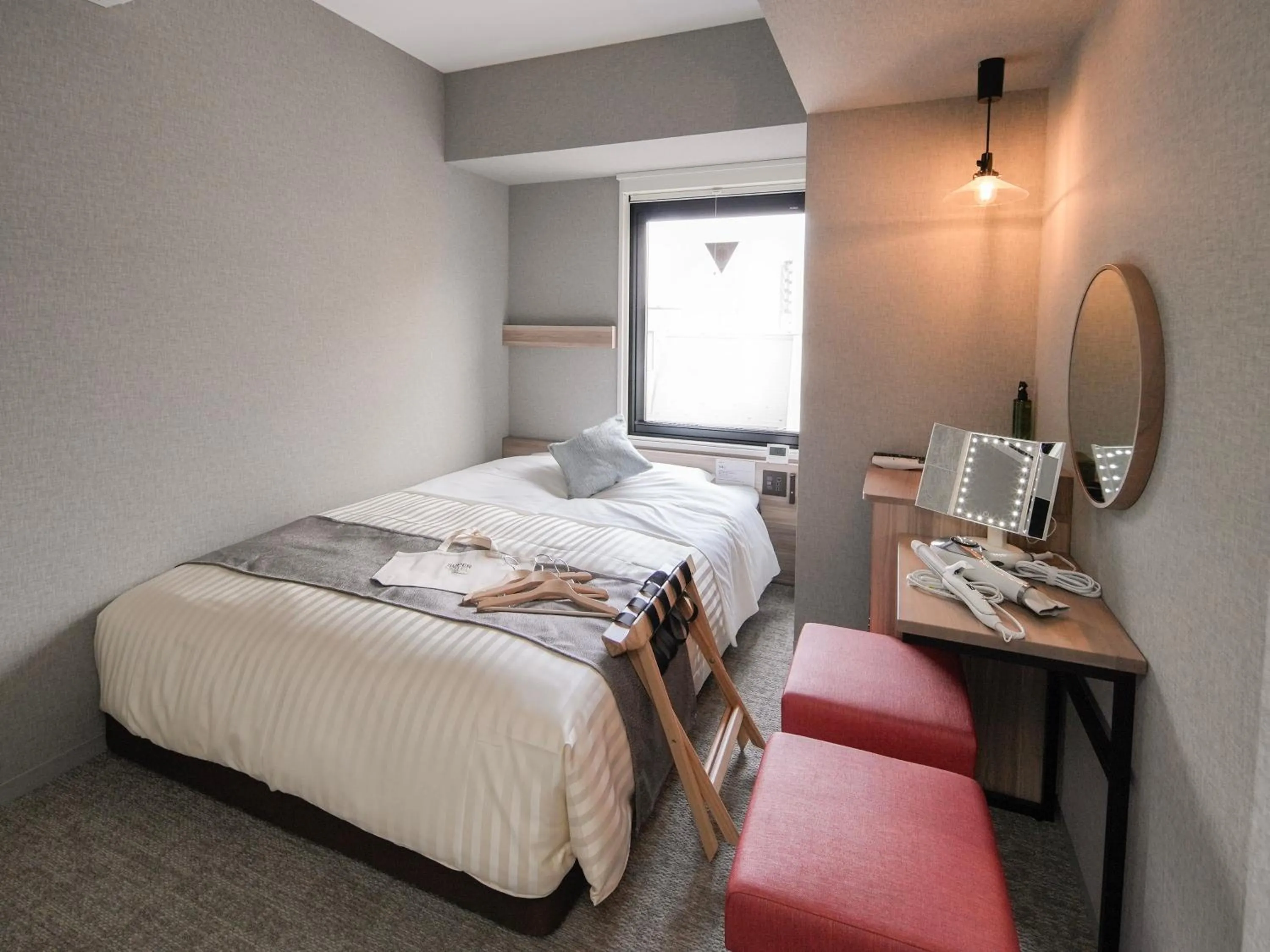 Photo of the whole room, Bed in Super Hotel Premier Ikebukuro Natural Hot Spring