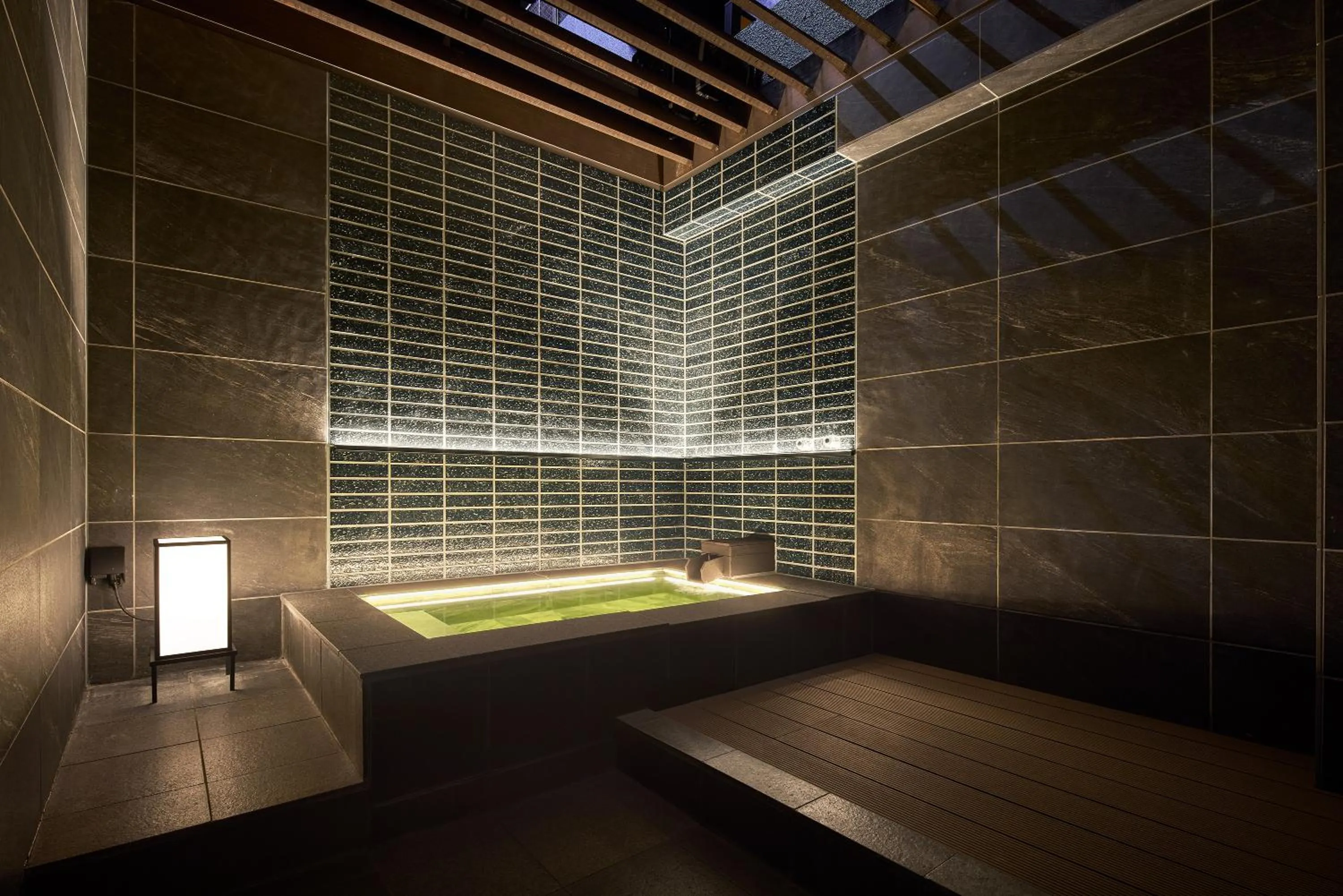 Open Air Bath in Yatomi Hotel Nuqu Natural Hot Spring