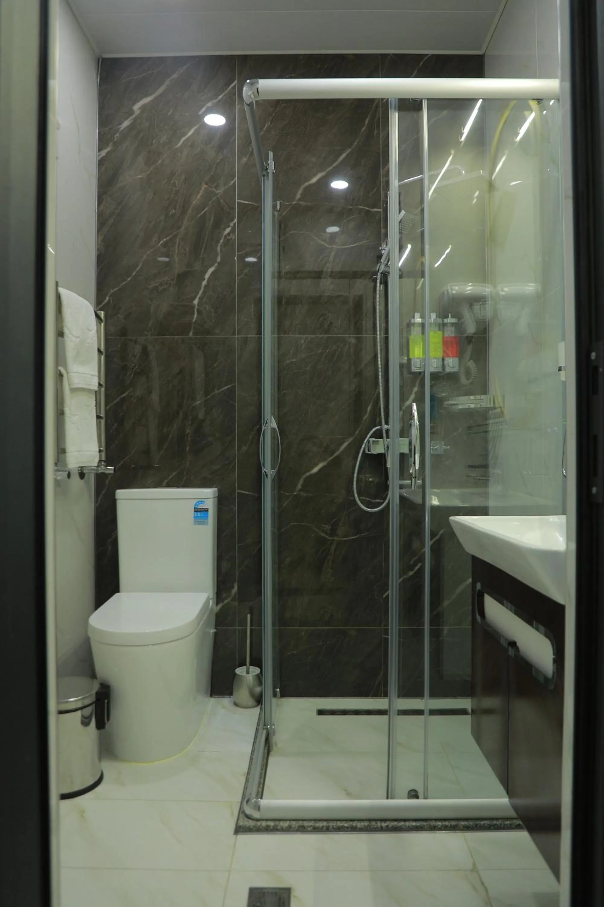 Shower in Human Hotel