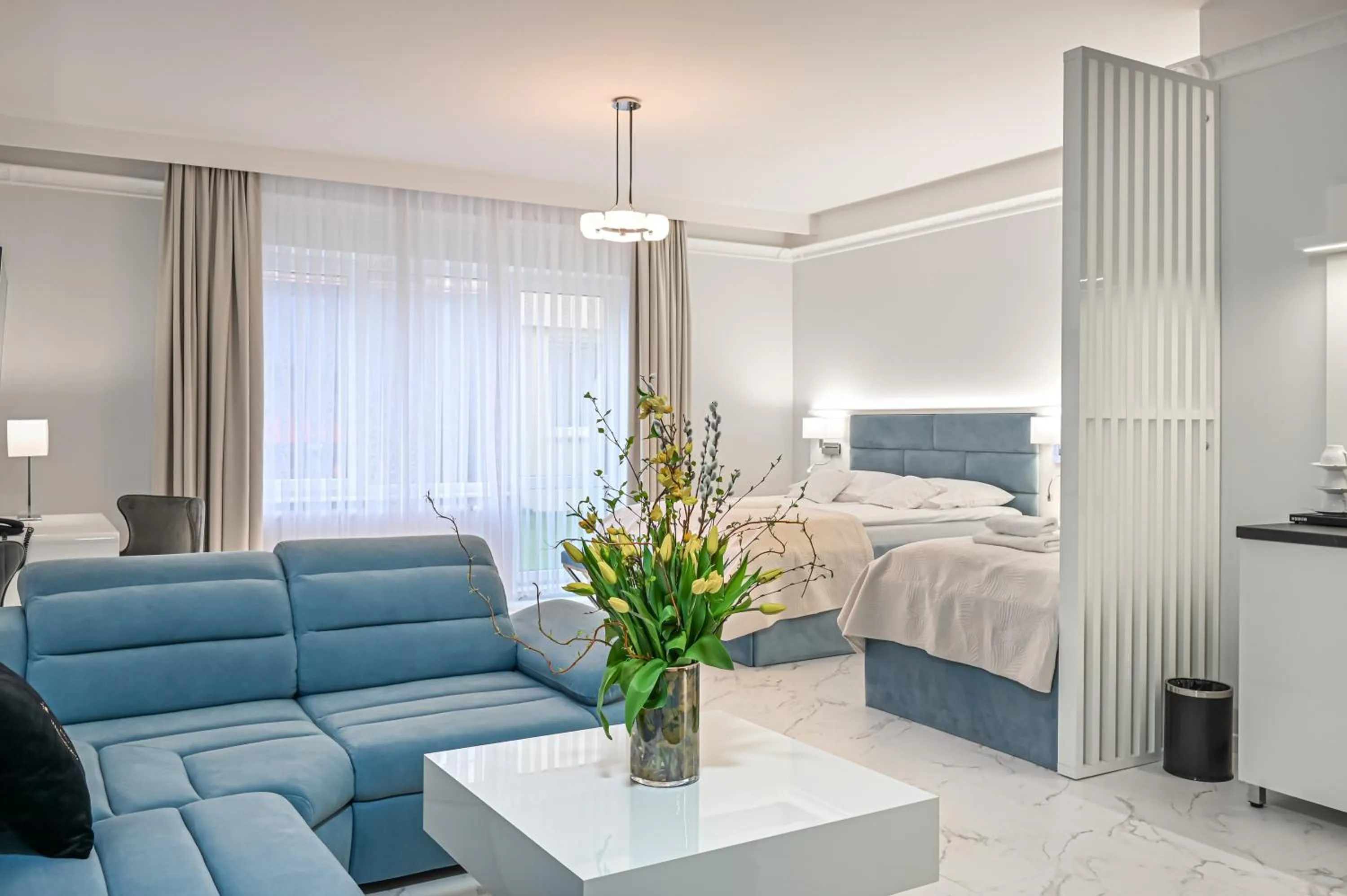 Bed in Hotel SPA Faltom Gdynia Rumia