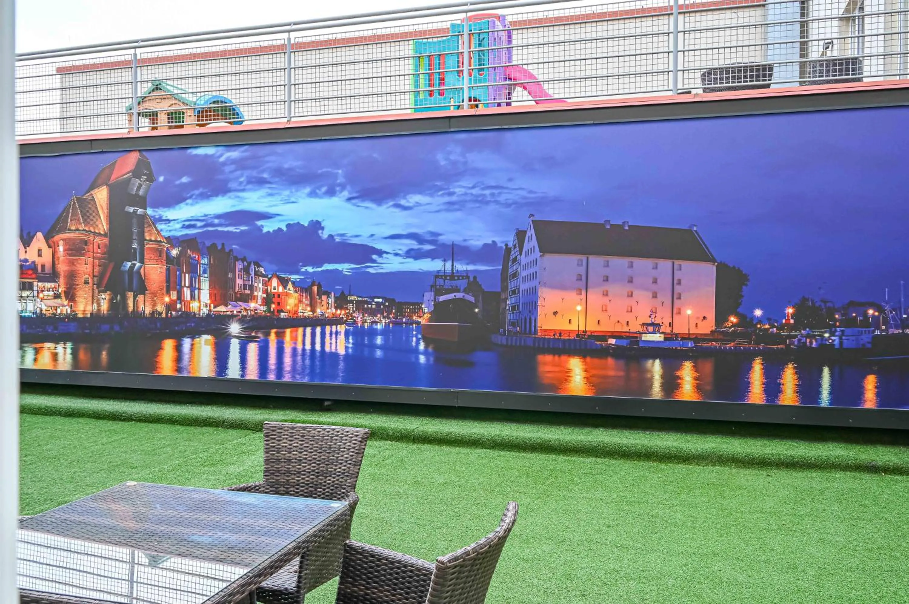 Balcony/Terrace in Hotel SPA Faltom Gdynia Rumia