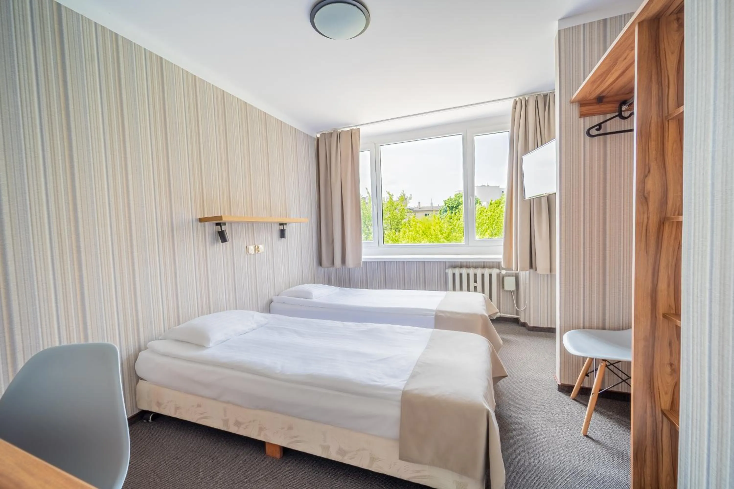 Bed in Hotel Mazowiecki Łódź