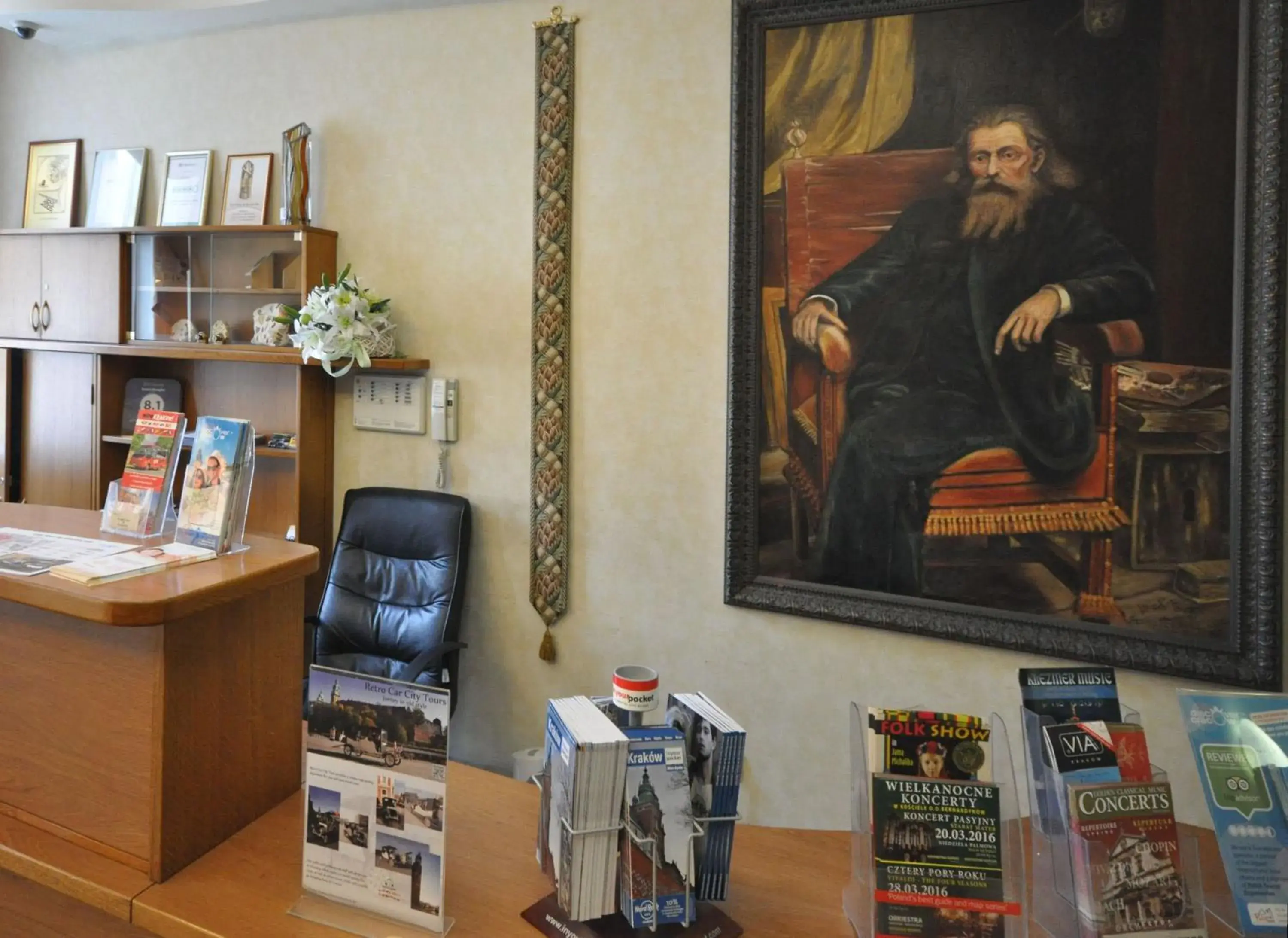 Lobby or reception in Matejko Hotel Lobby or reception in Matejko Hotel