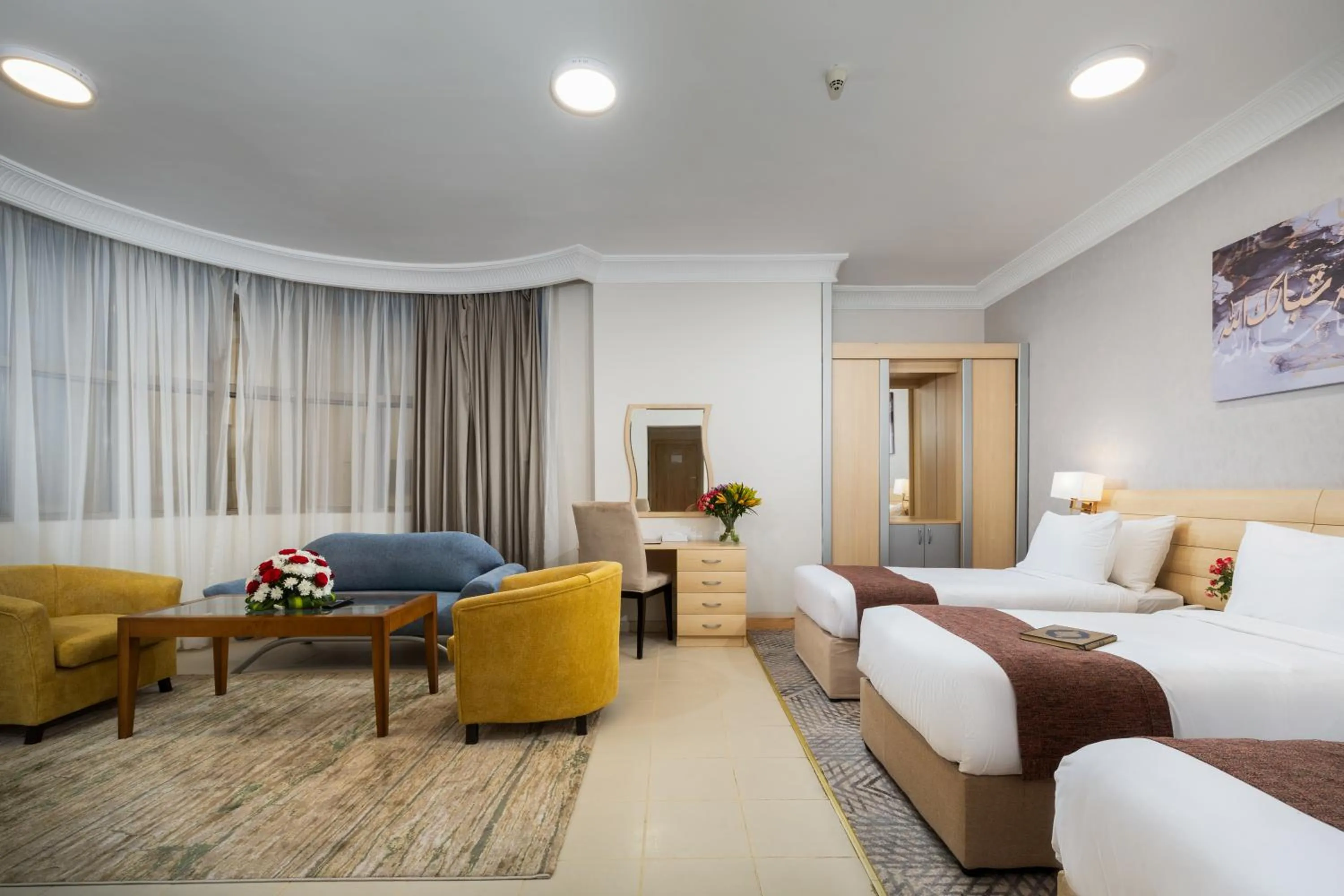 Bedroom, Bed in Emaar Al Noor