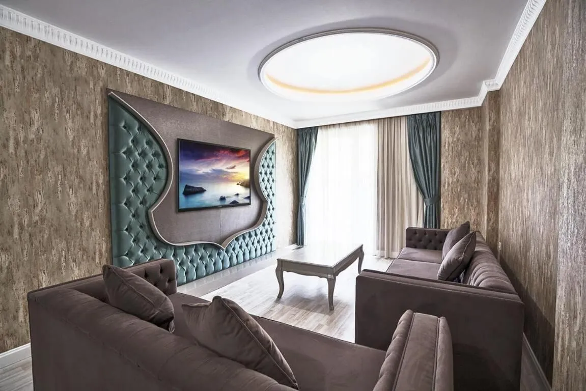 Living room in Sarot Thermal Palace Tatil Köyü - Halal Hotel