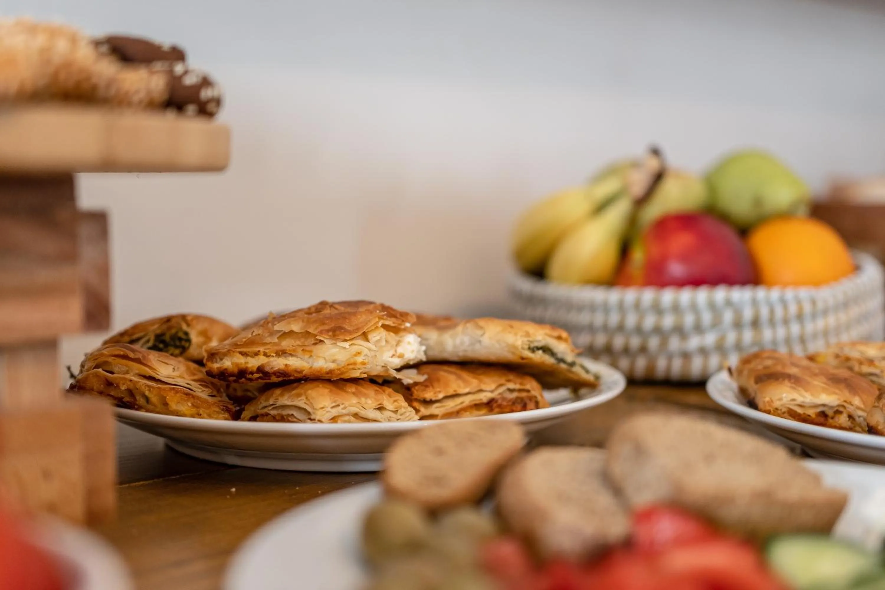 Buffet breakfast in Naxian Air