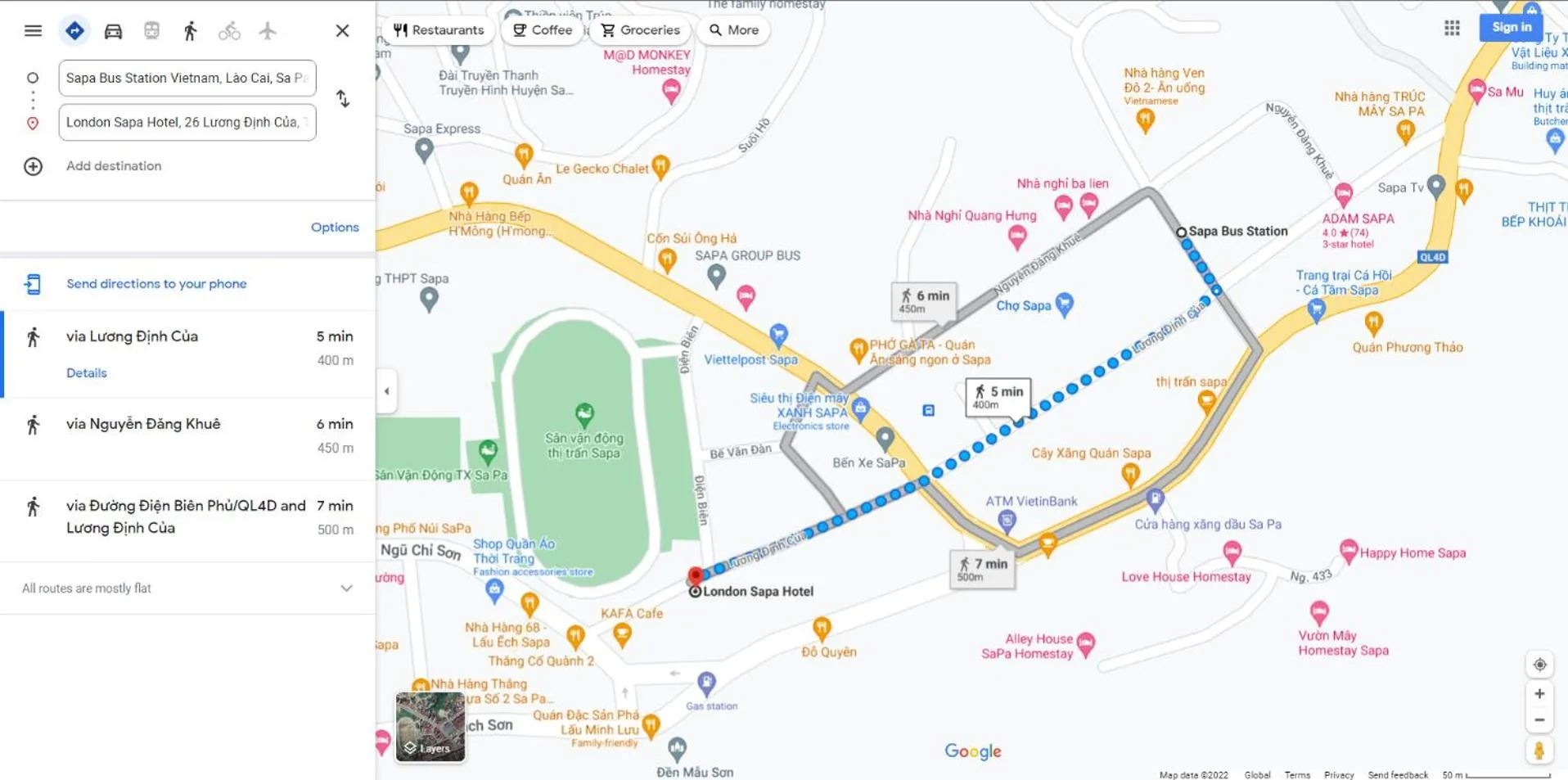 Property building in London Sa Pa Hotel