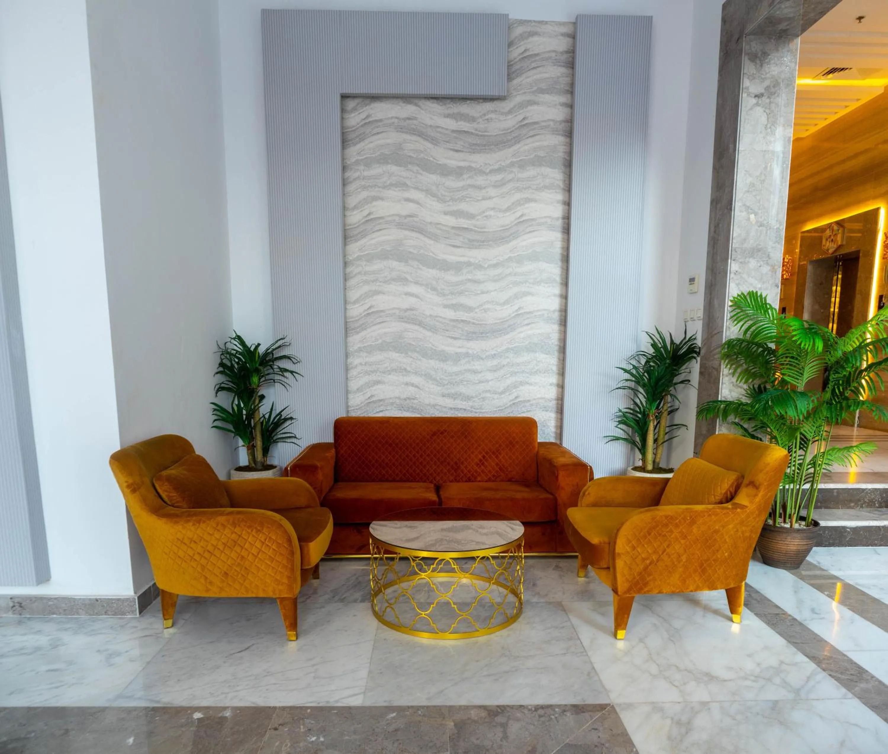 Seating area in Emaar Legend